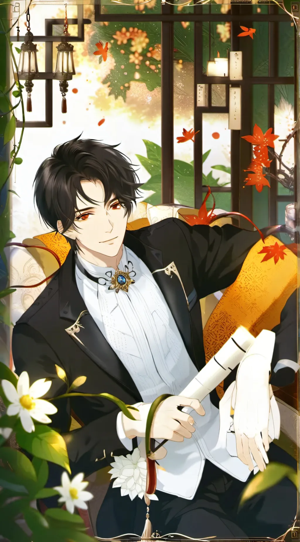 ai character: Xander  background