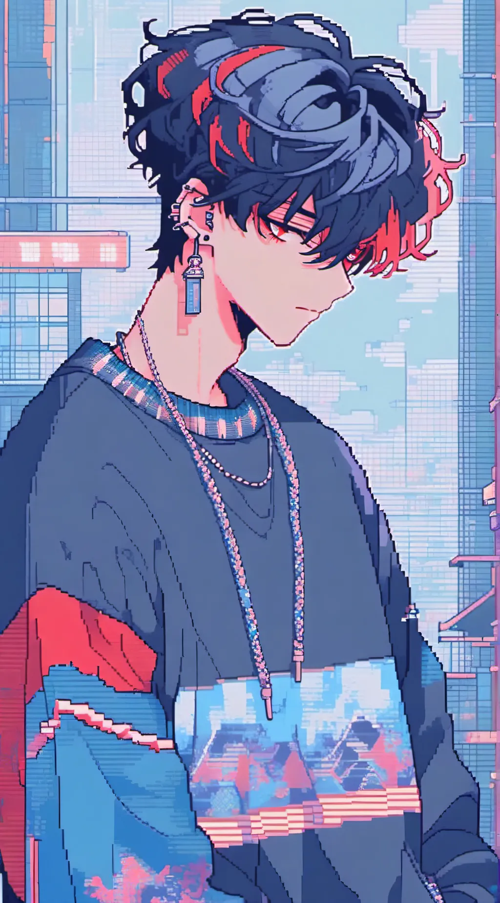 ai character: - Lucas - background