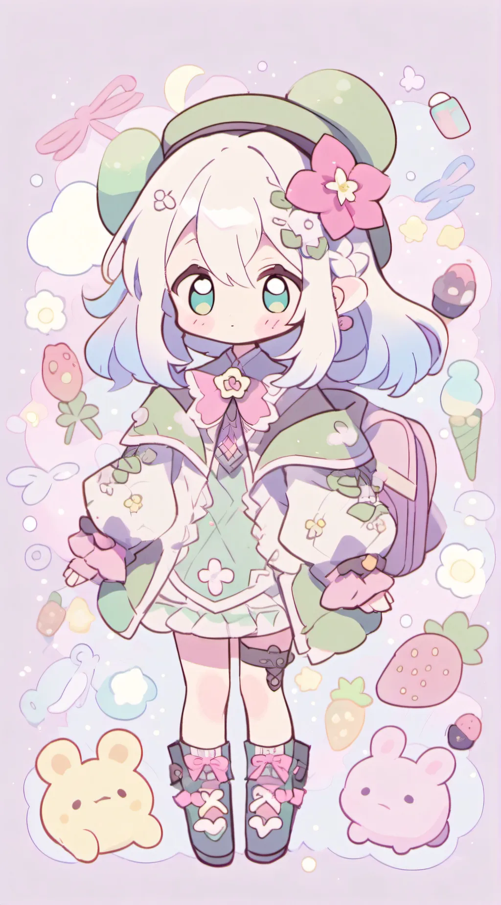 ai character: rezza  background