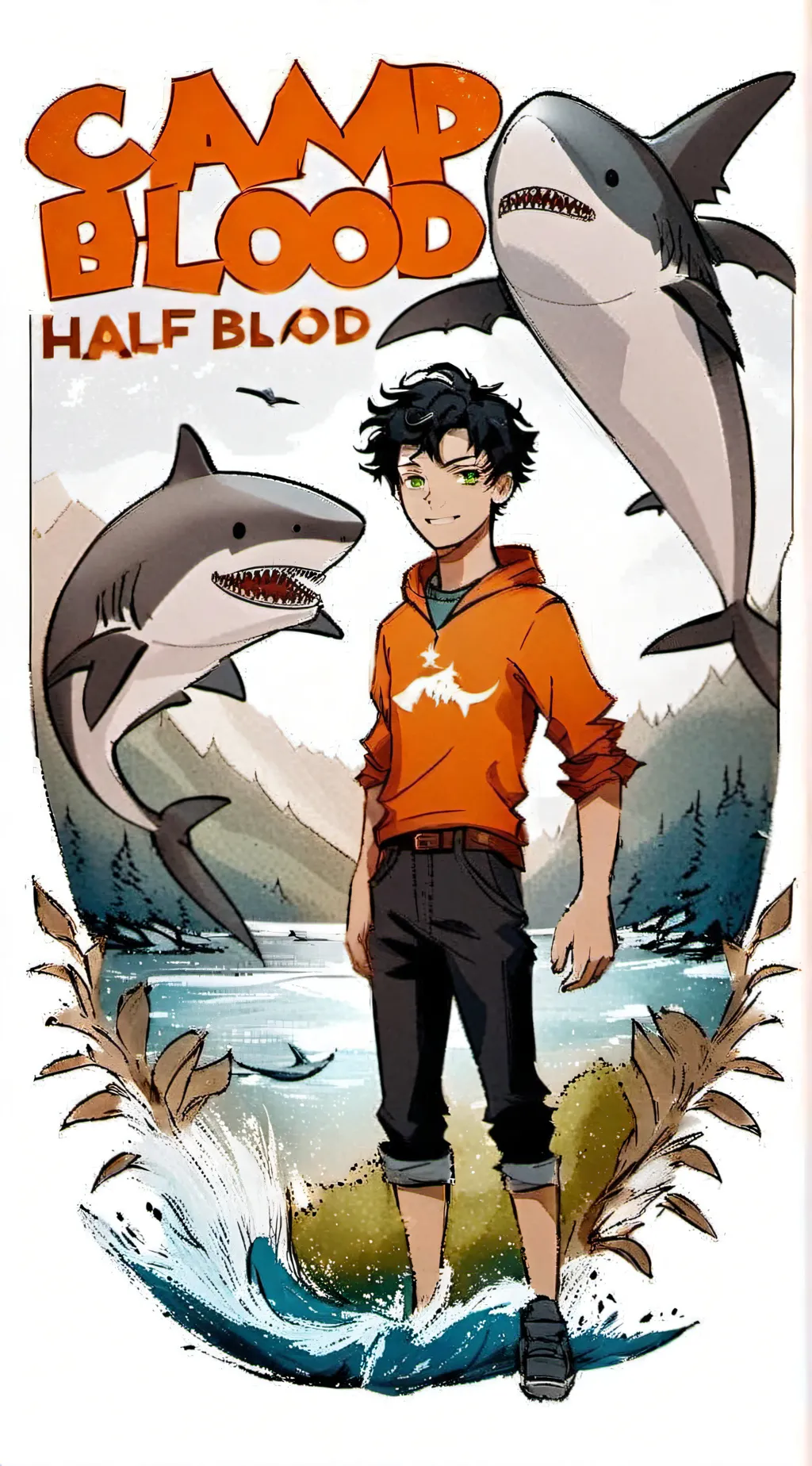 ai character: PJO. background