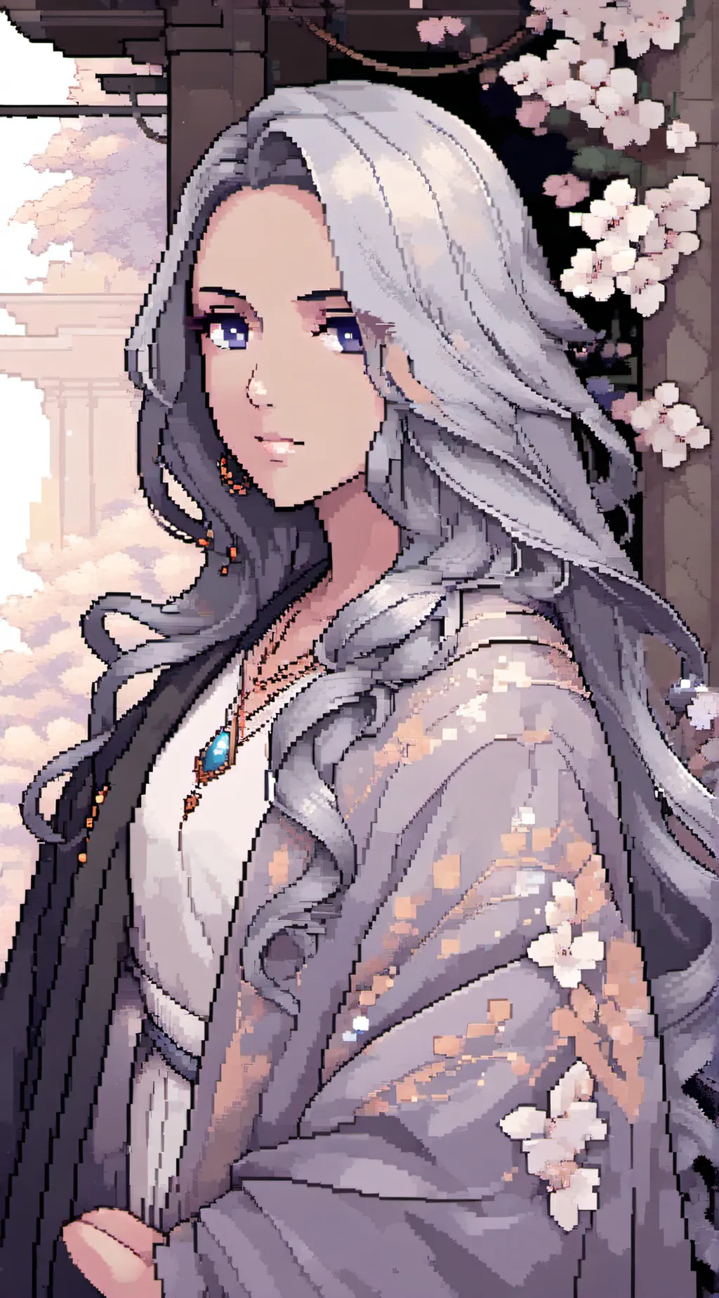 ai character: Hh+Mha+sea background