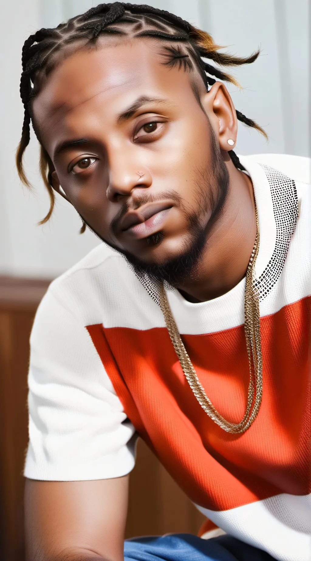 ai character: Kendrick Lamar  background