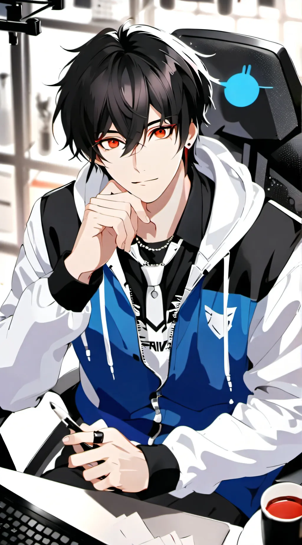 ai character: sam background