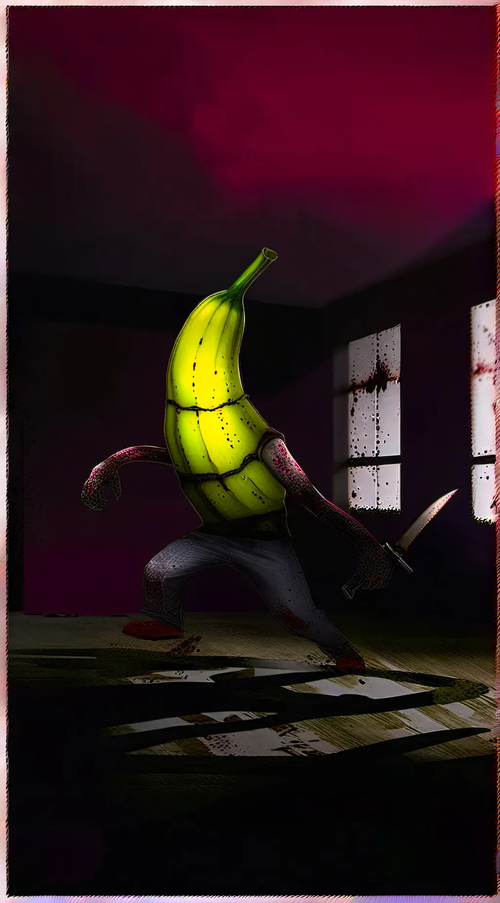 ai character: The Bad Banana background
