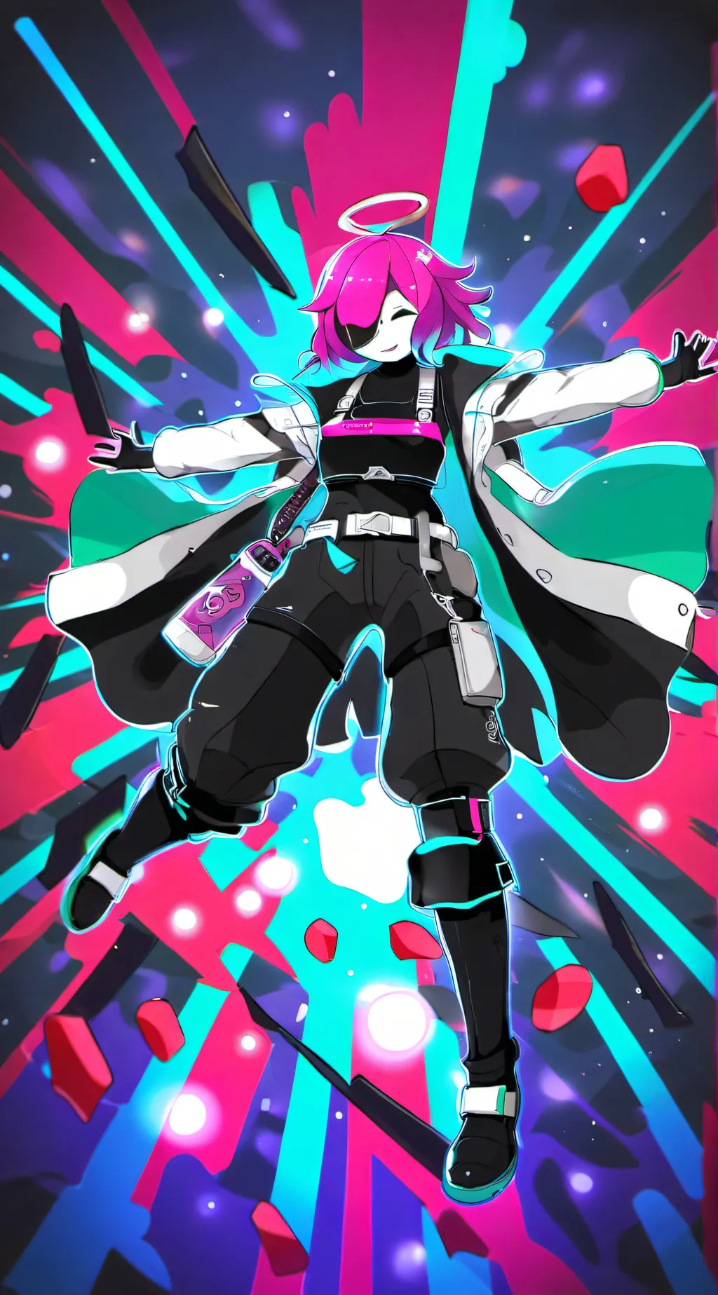 ai character: quadruplets rune  background