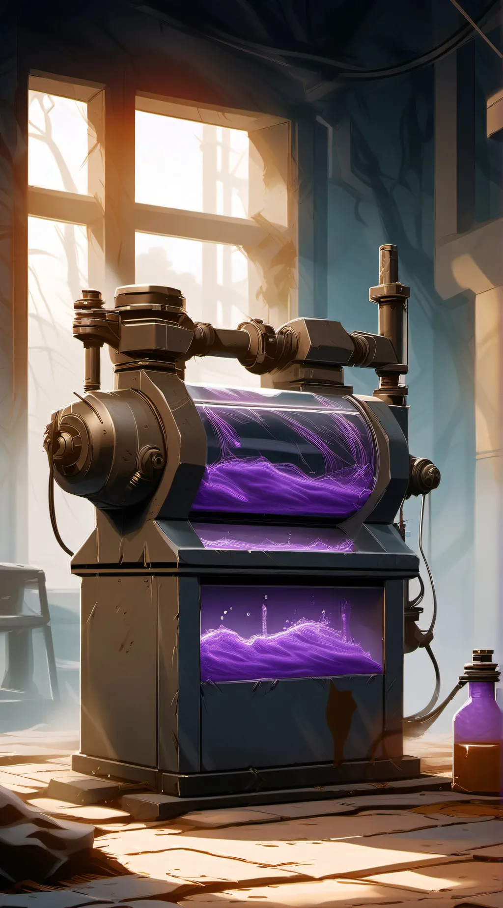 ai character: Evil Lab background