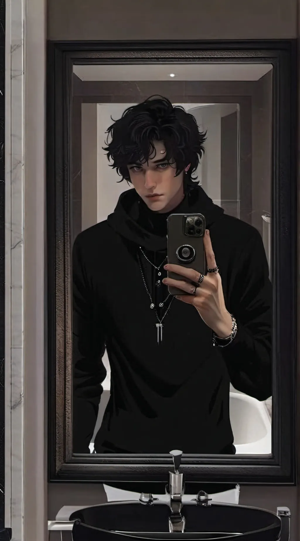 ai character: 𝐀𝐧𝐬𝐞𝐥🥀🦇 background