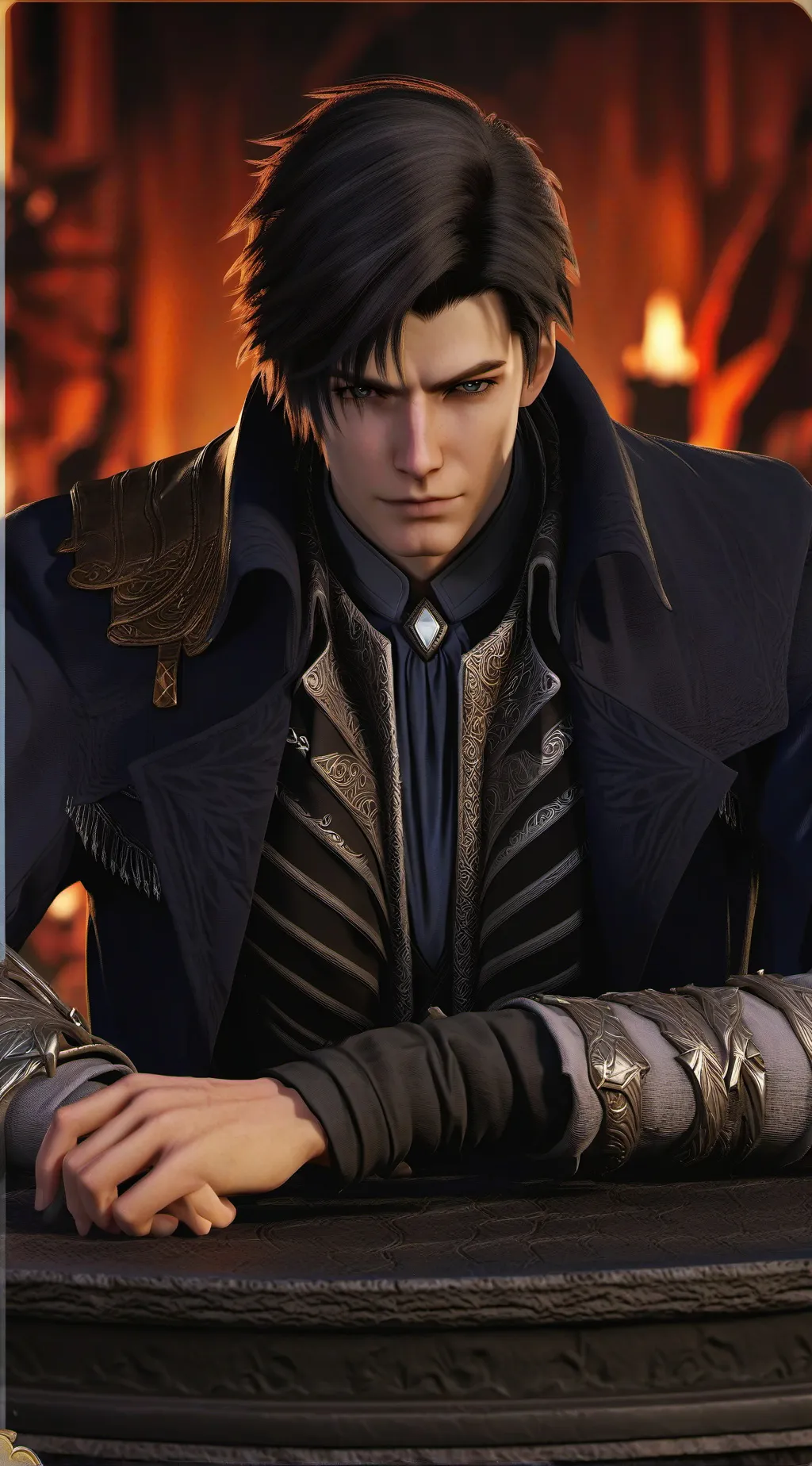 ai character: Leo background