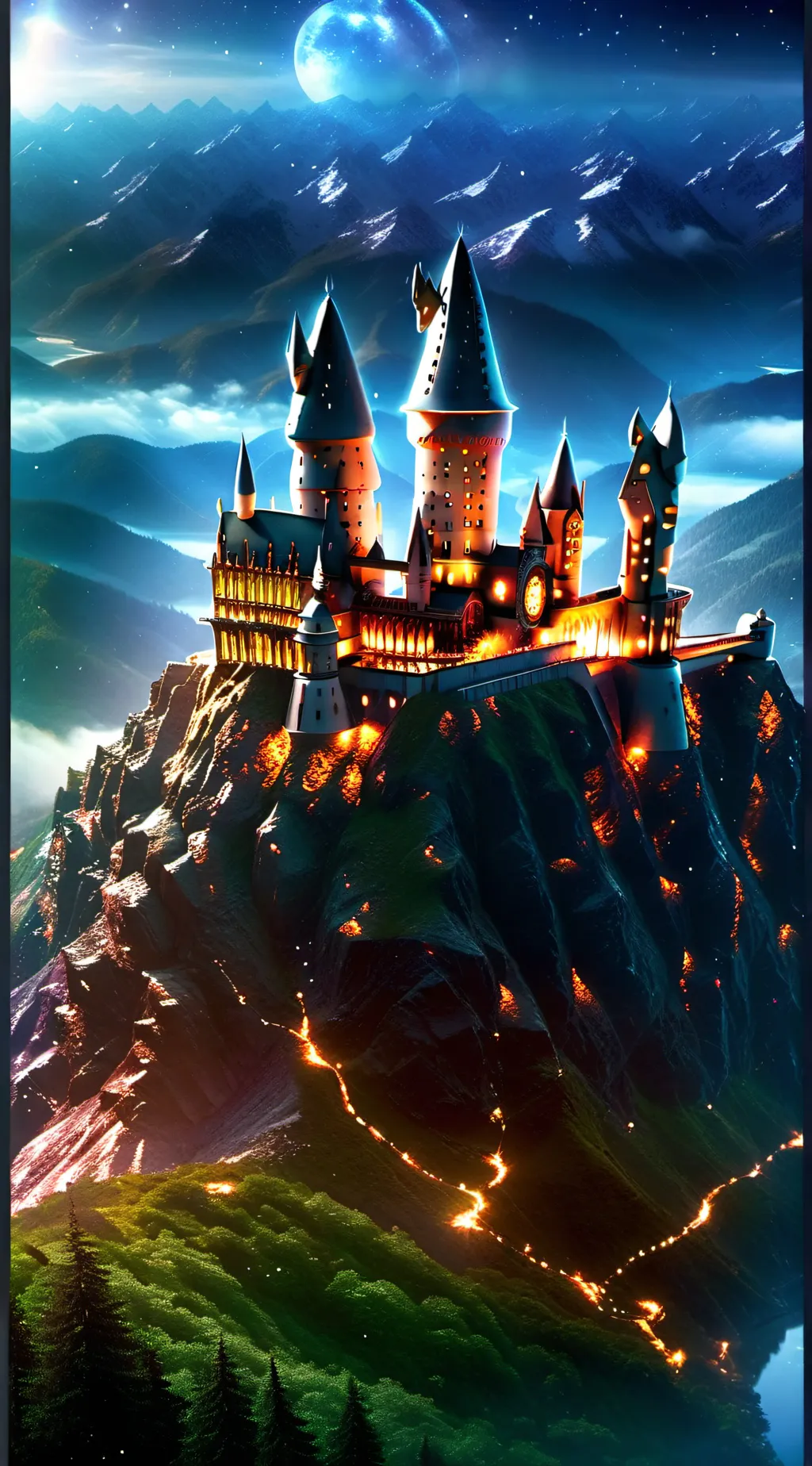 ai character: hogwarts background