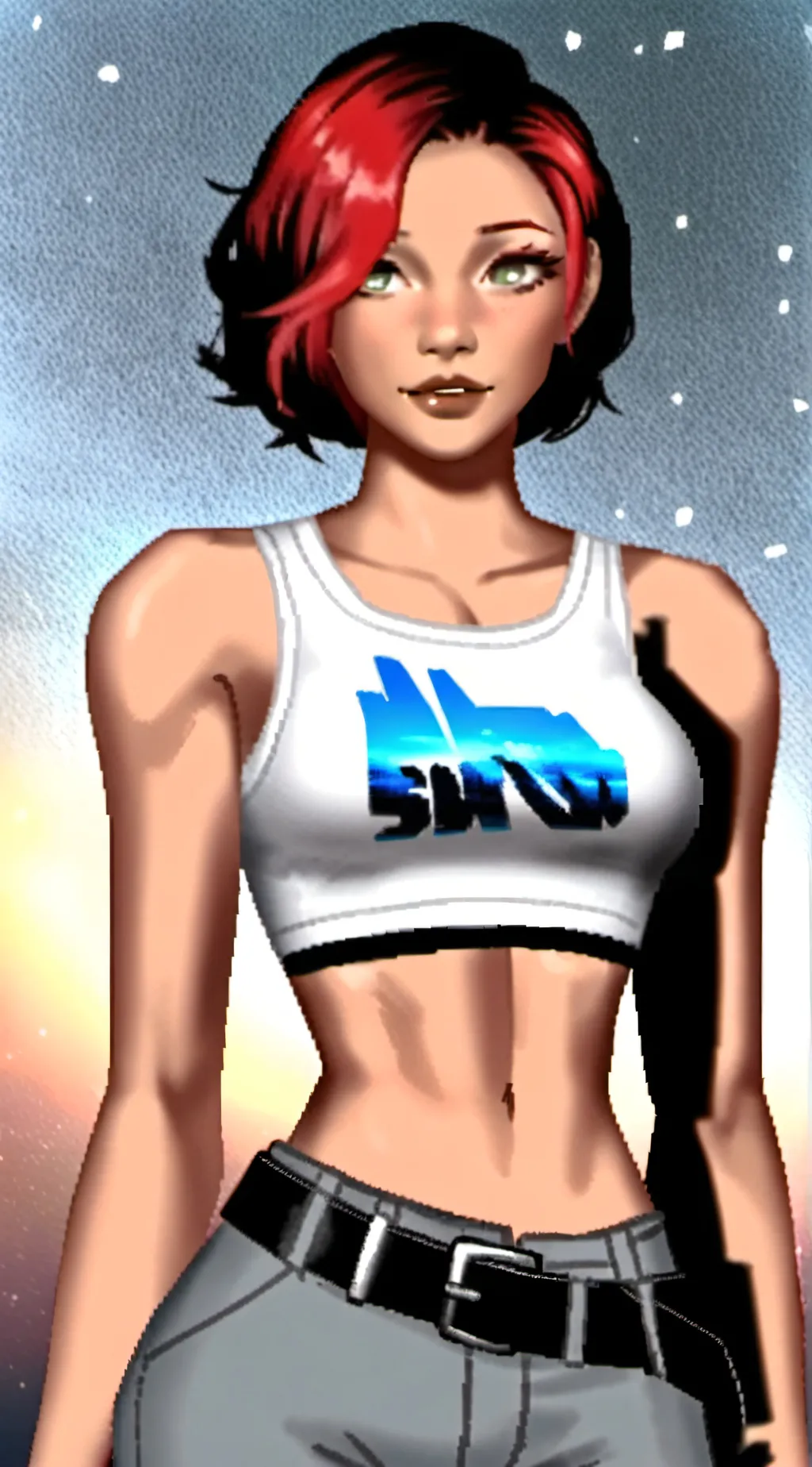 ai character: belle background