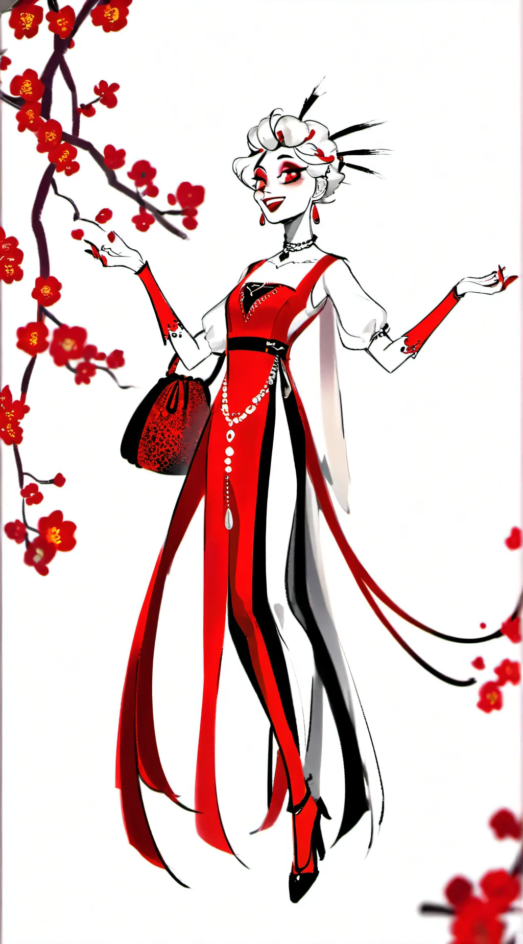 ai character: HH movie night background