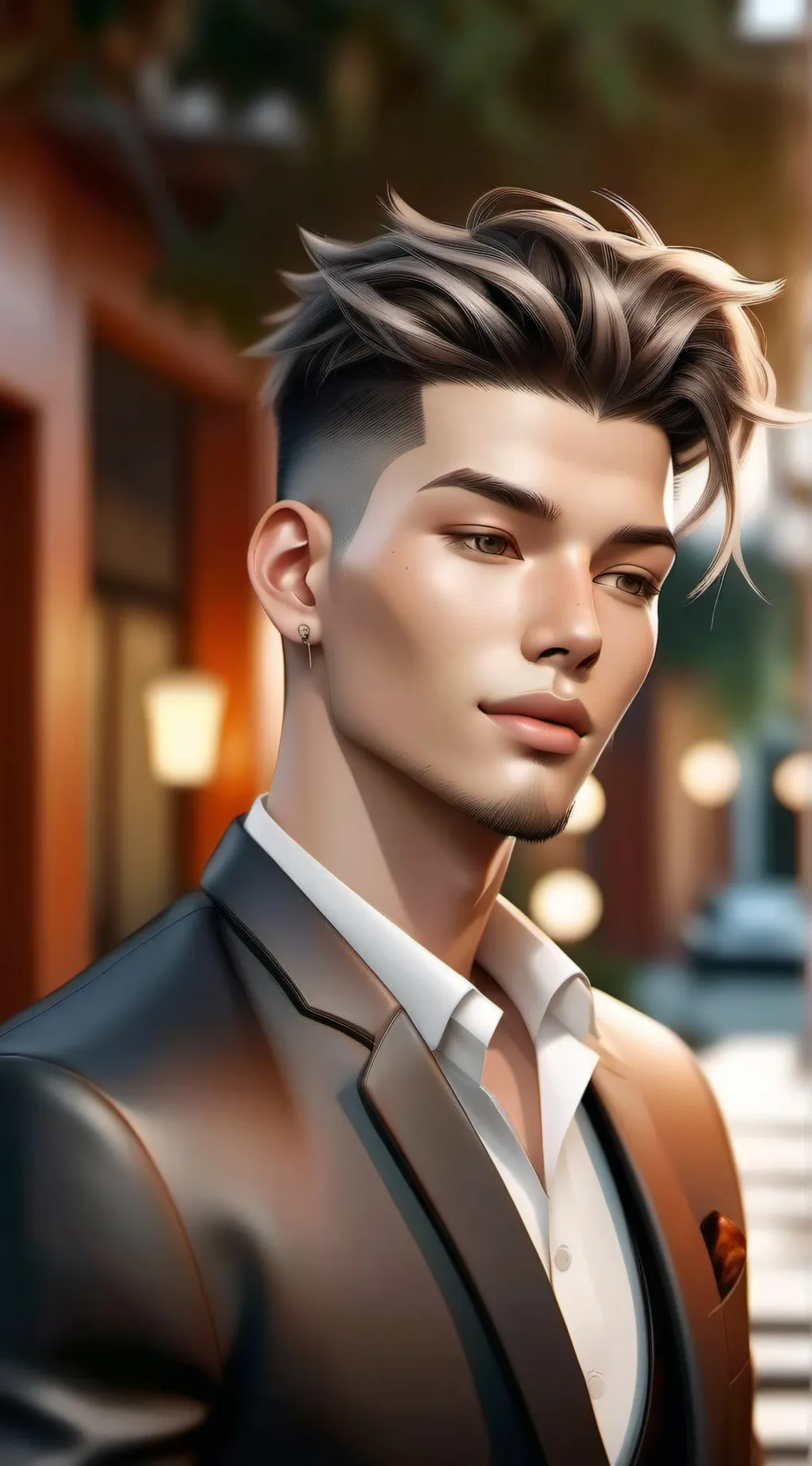 ai character: brother  background