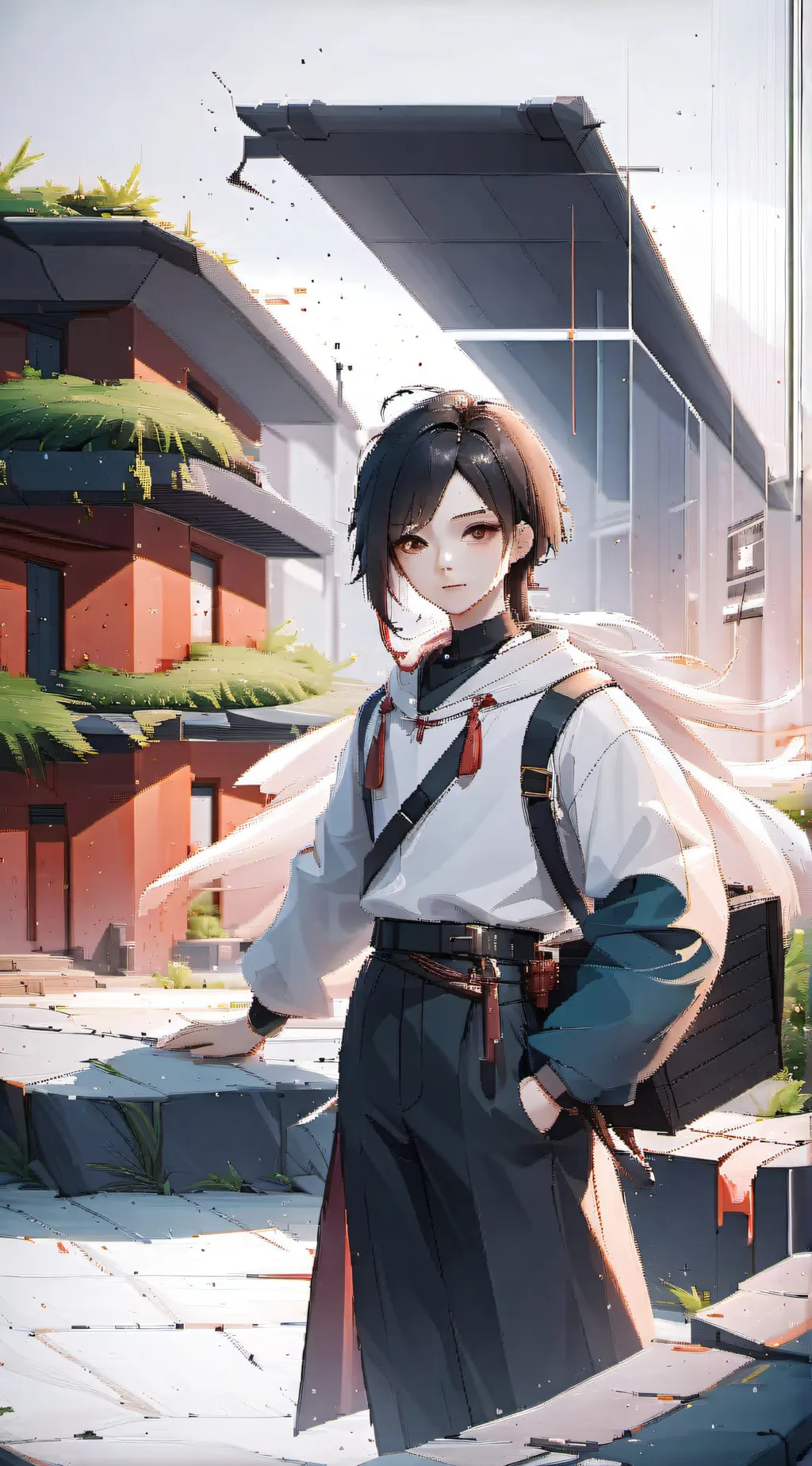 ai character: Ash background