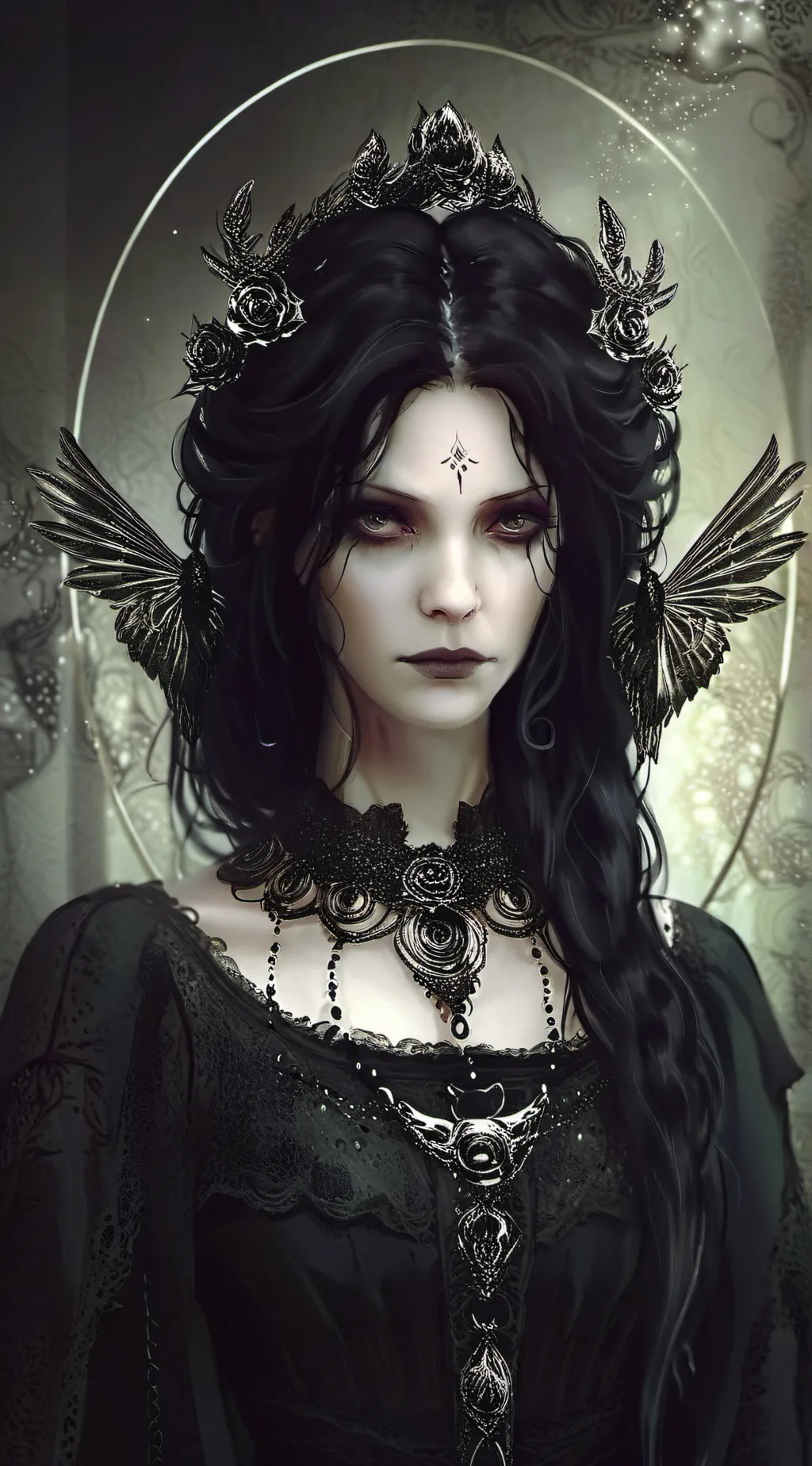 ai character: Lady Death background