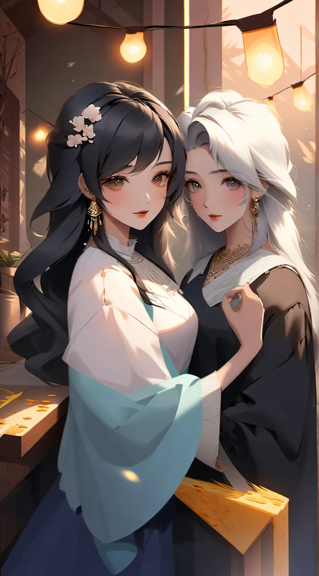 ai character: lucy and macy background