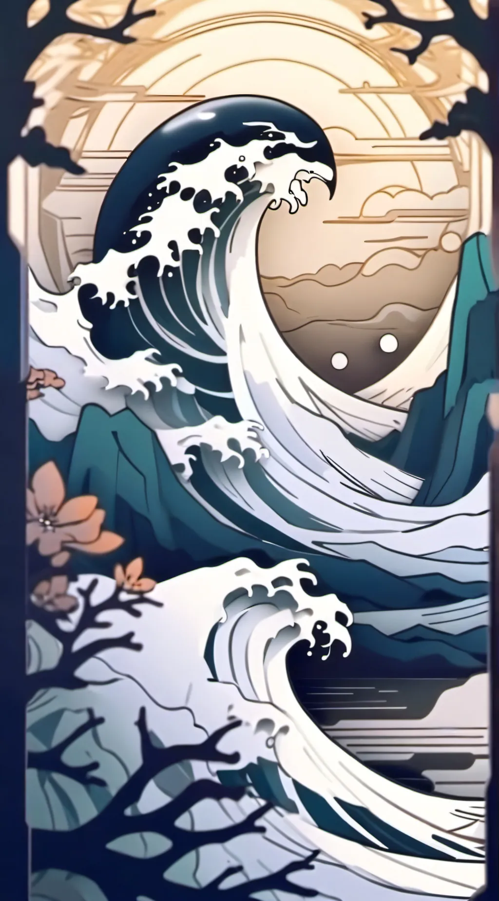 ai character: Infinity castle background