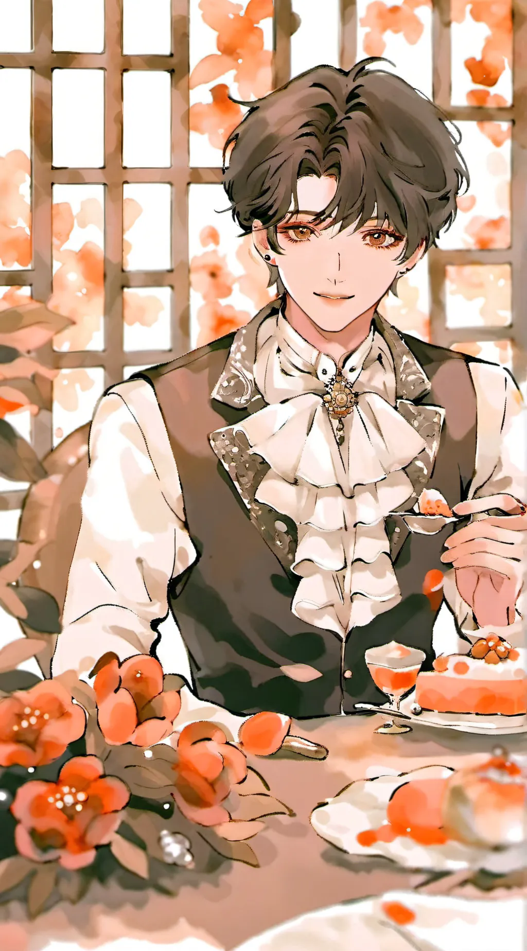 ai character: Nathaniel  background