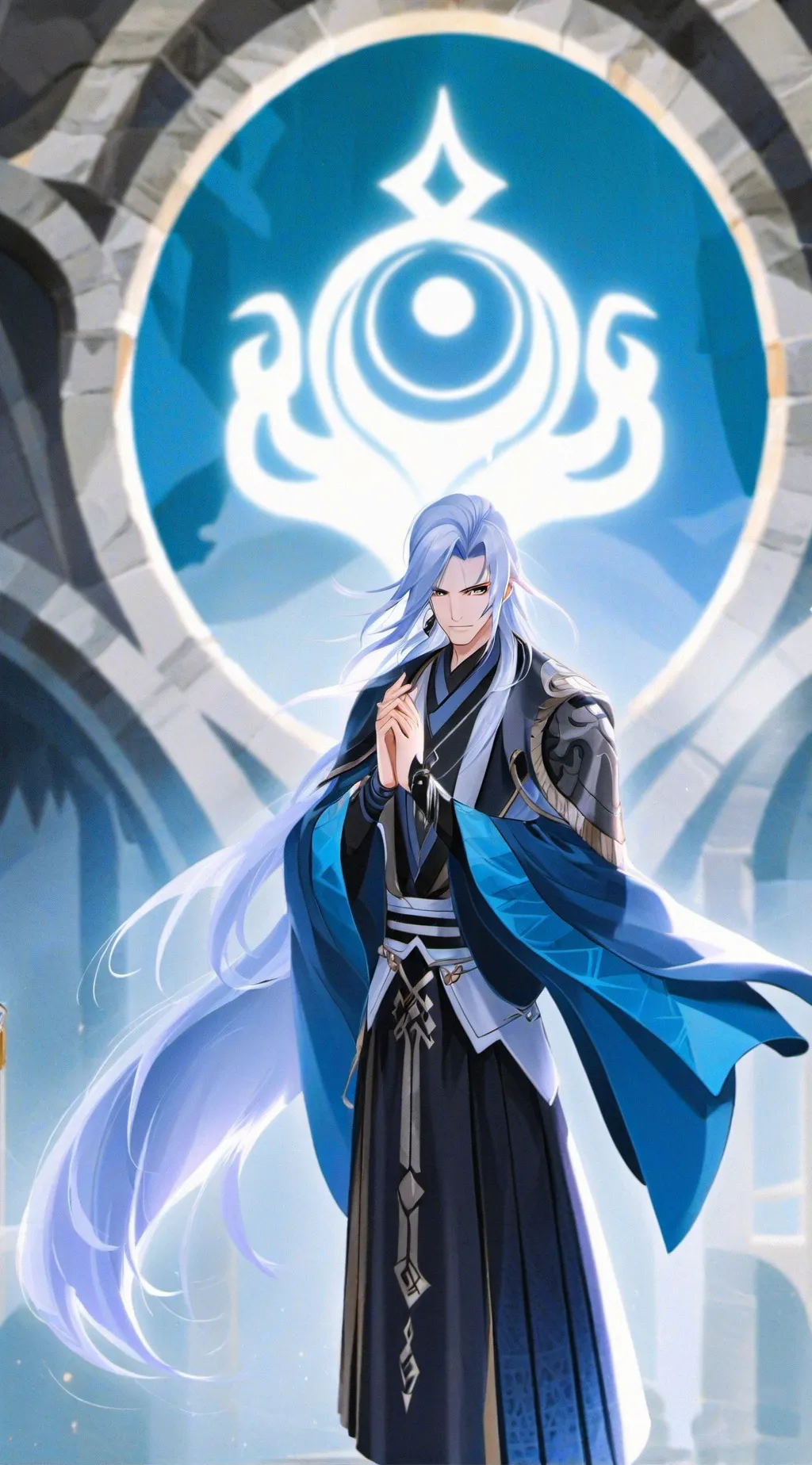 ai character: count to 10 background