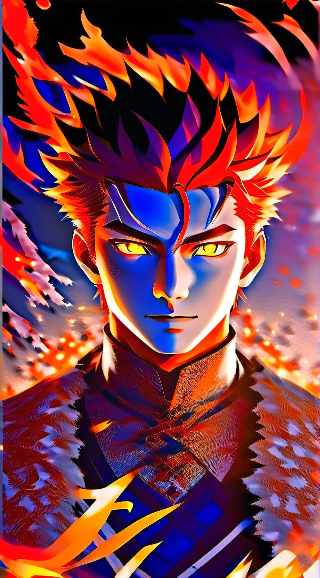 ai character: Akaza background