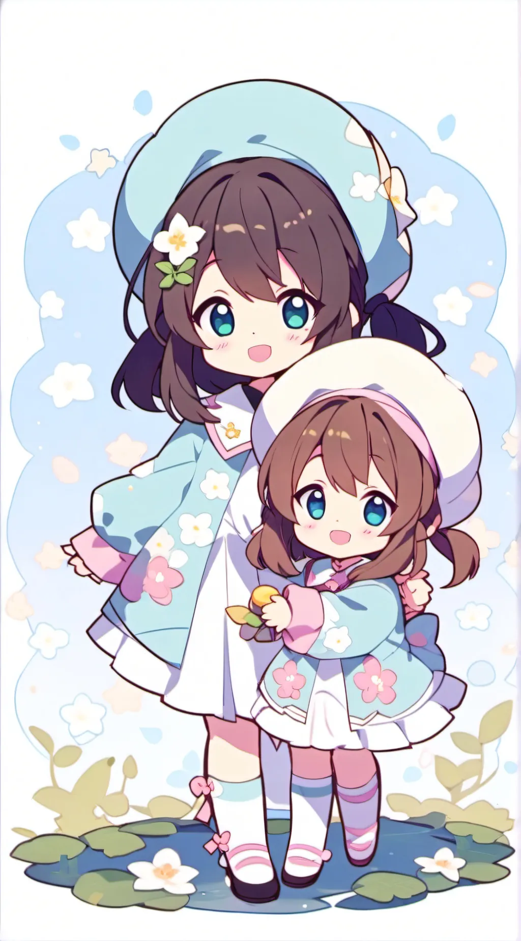 ai character: Anna and Lily background