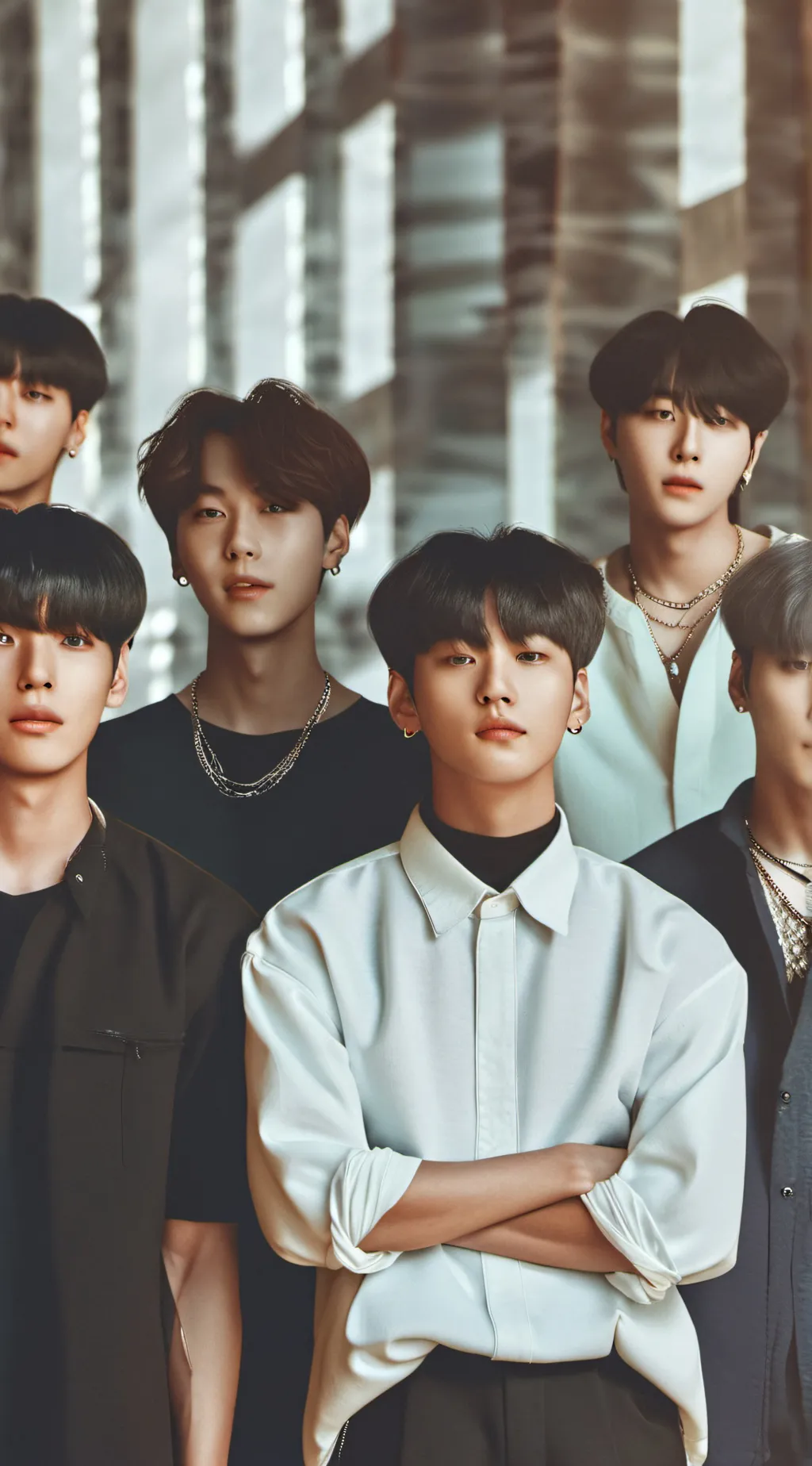 ai character: ENHYPEN background