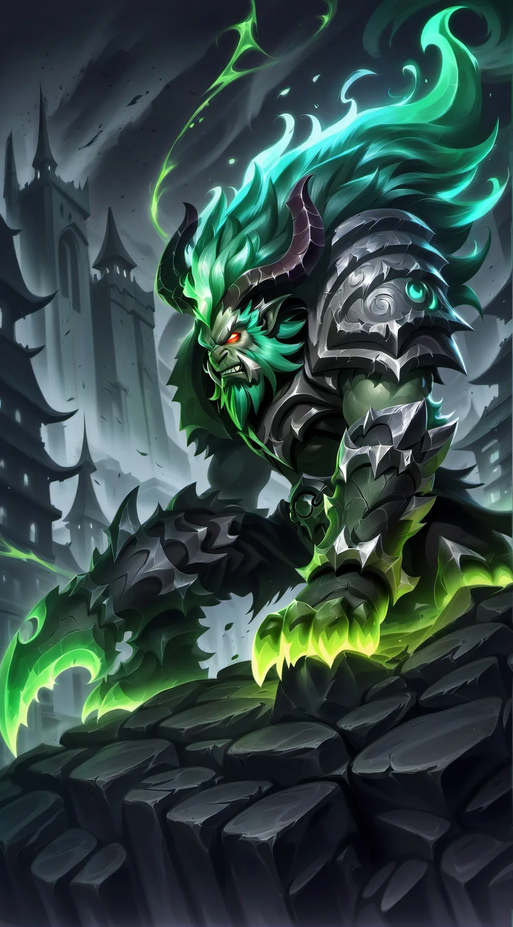 ai character: Monster background