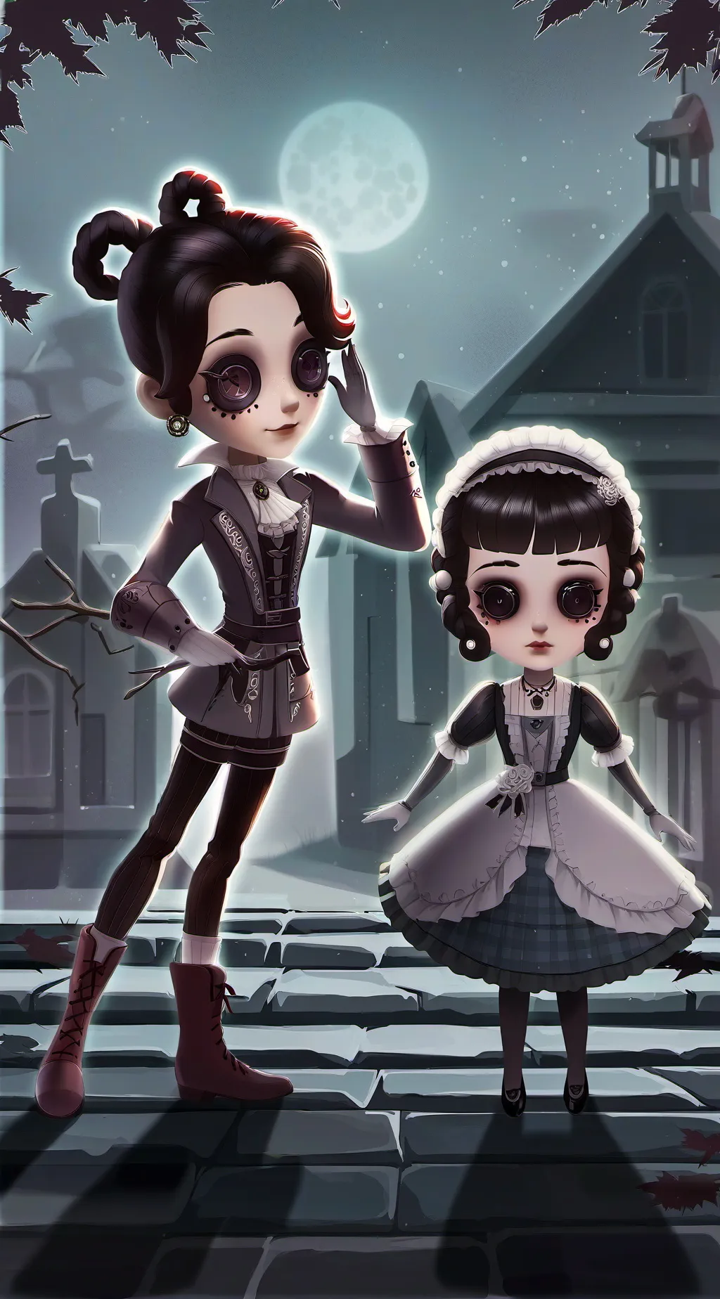 ai character: Dont touch them... background