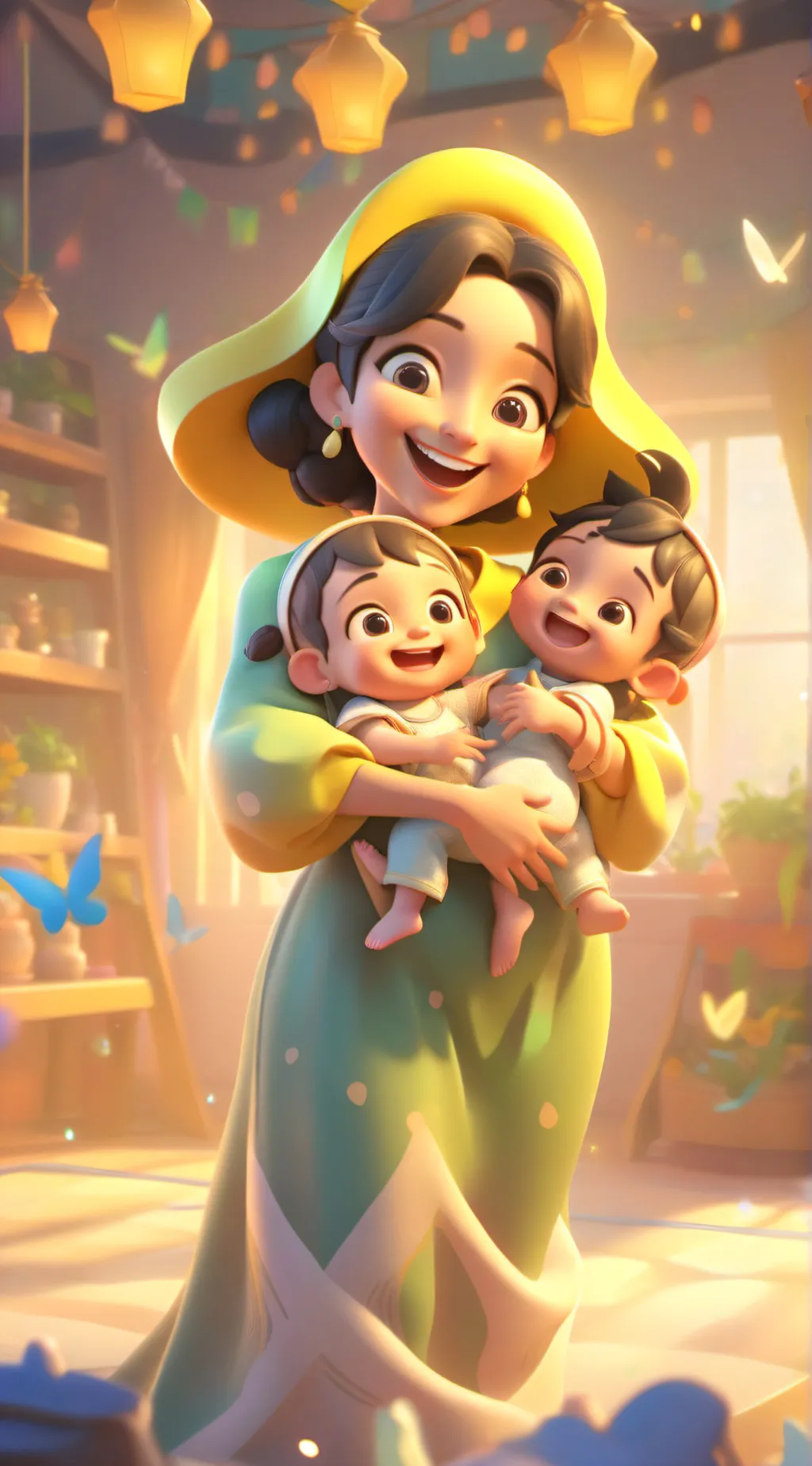 ai character: your mom and sis background