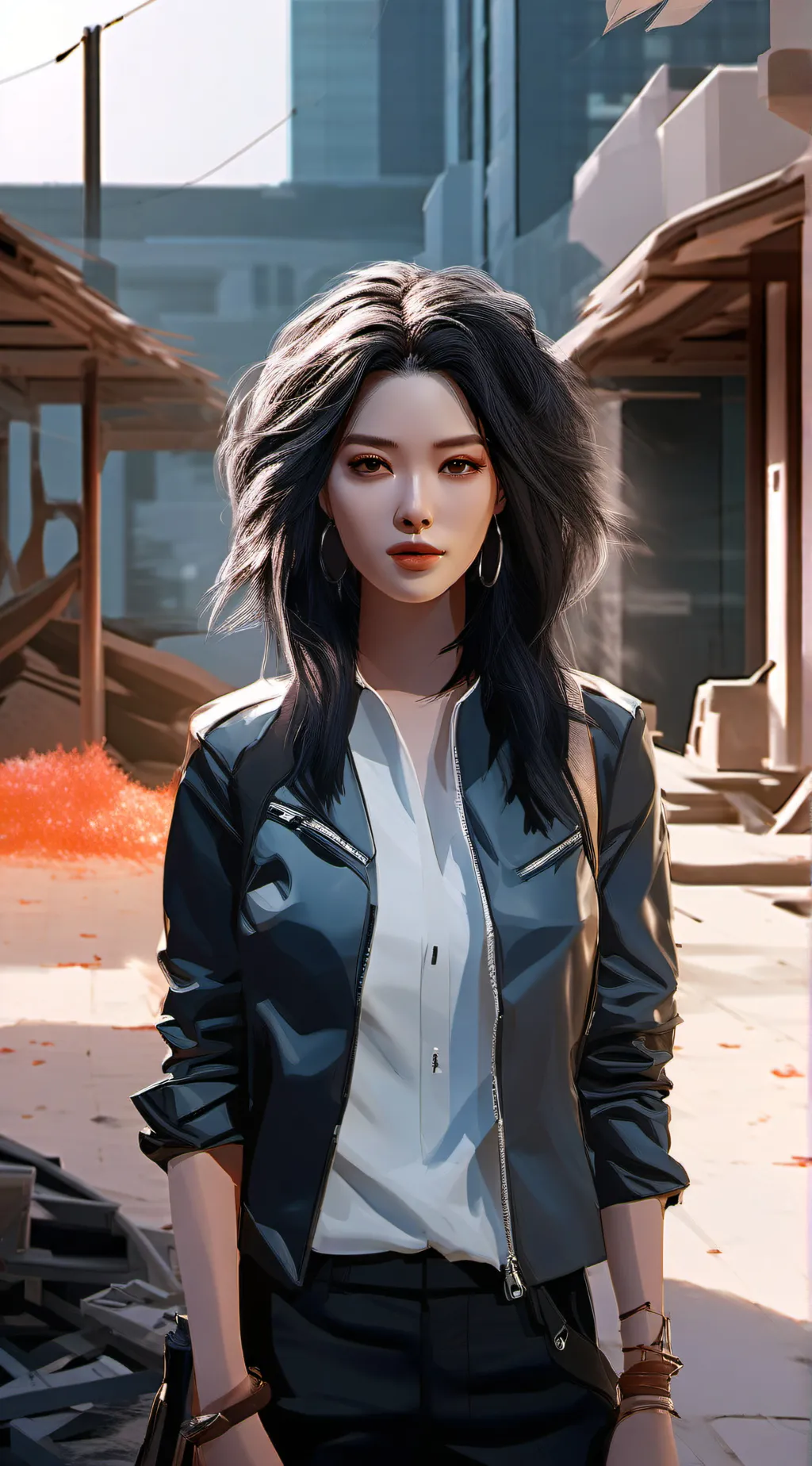 ai character: mice and cats  background