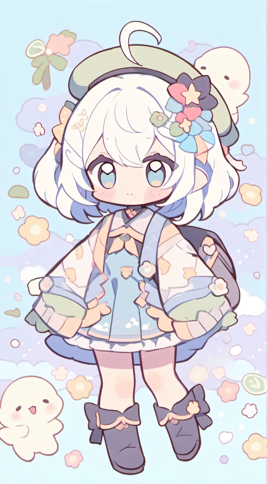 ai character: Lilly background