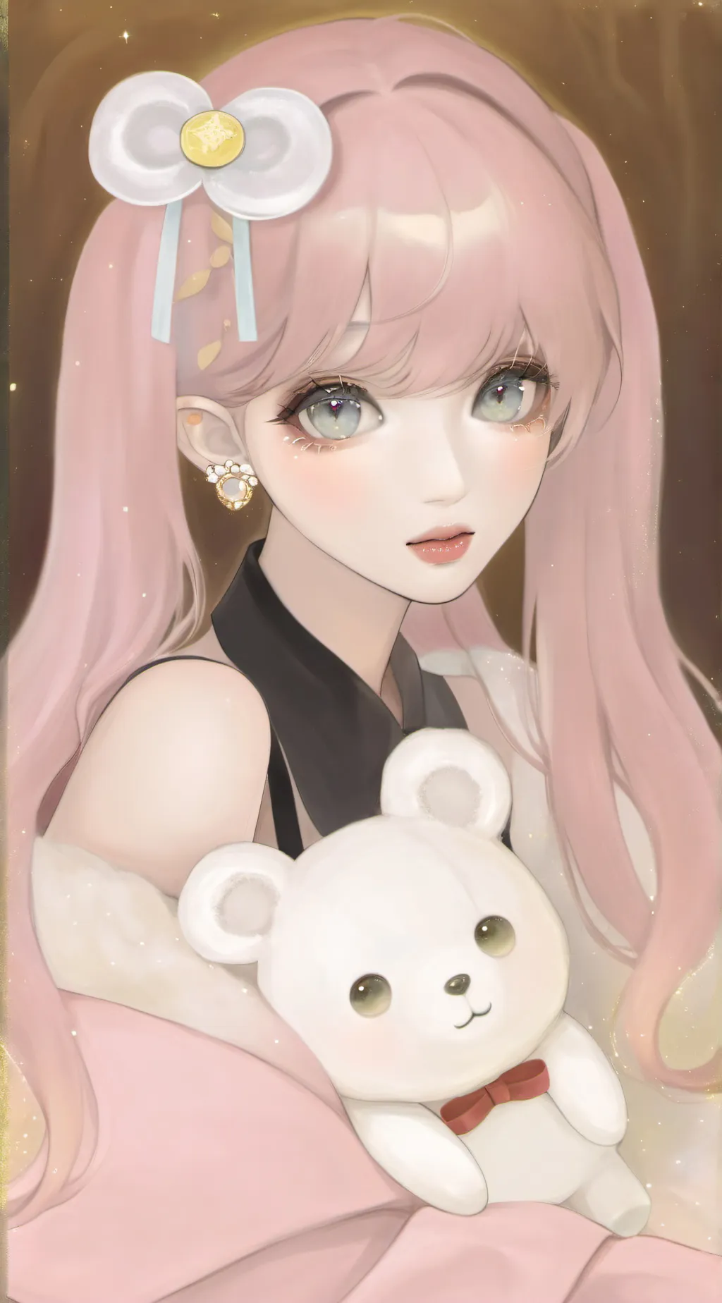 ai character: gf Filipino  background