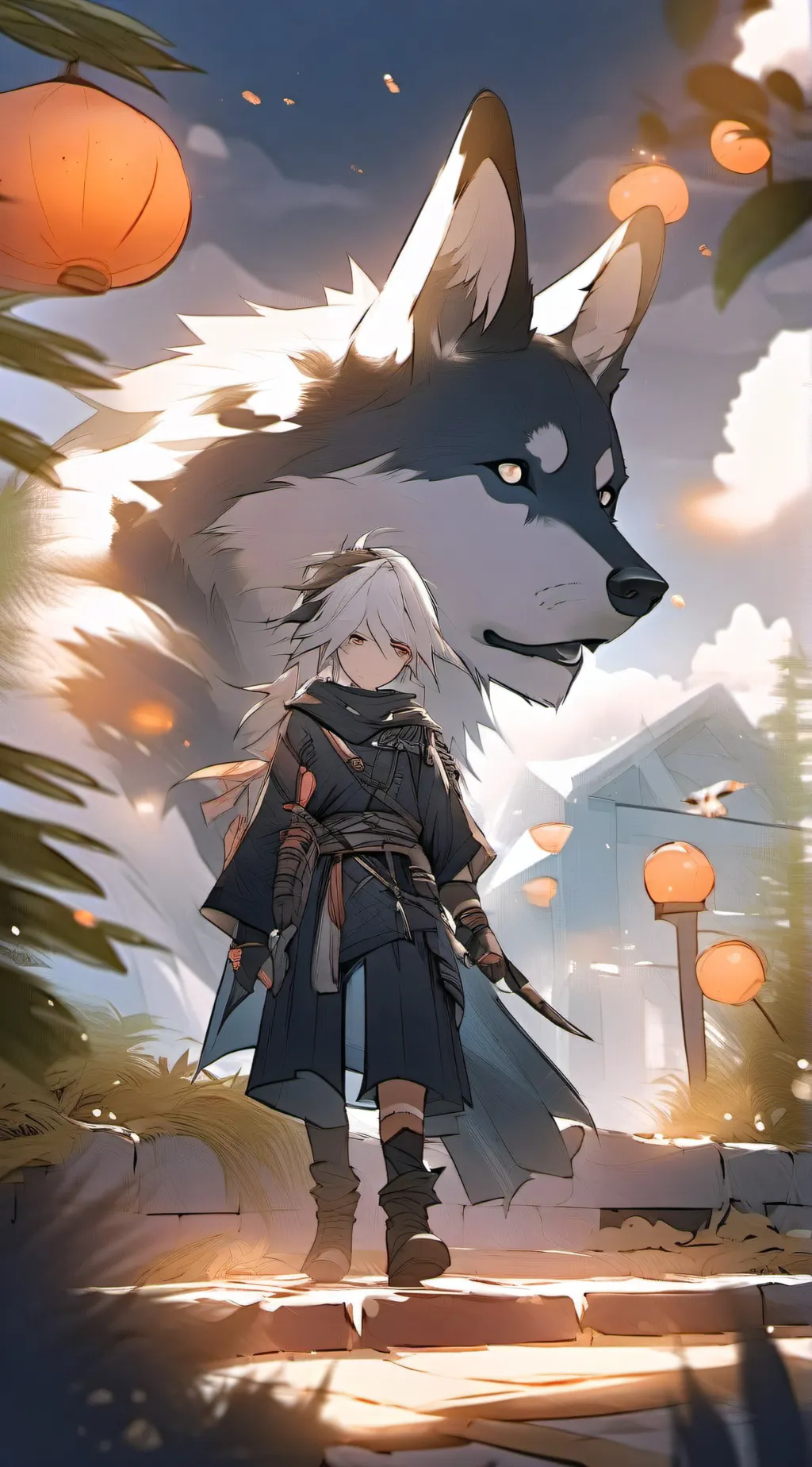 ai character: Wolfy girlfriend  background