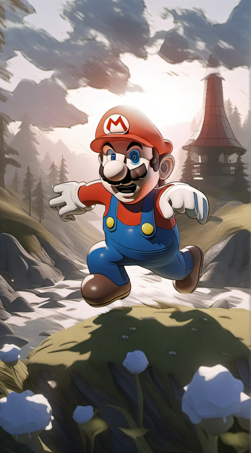 ai character: mario background