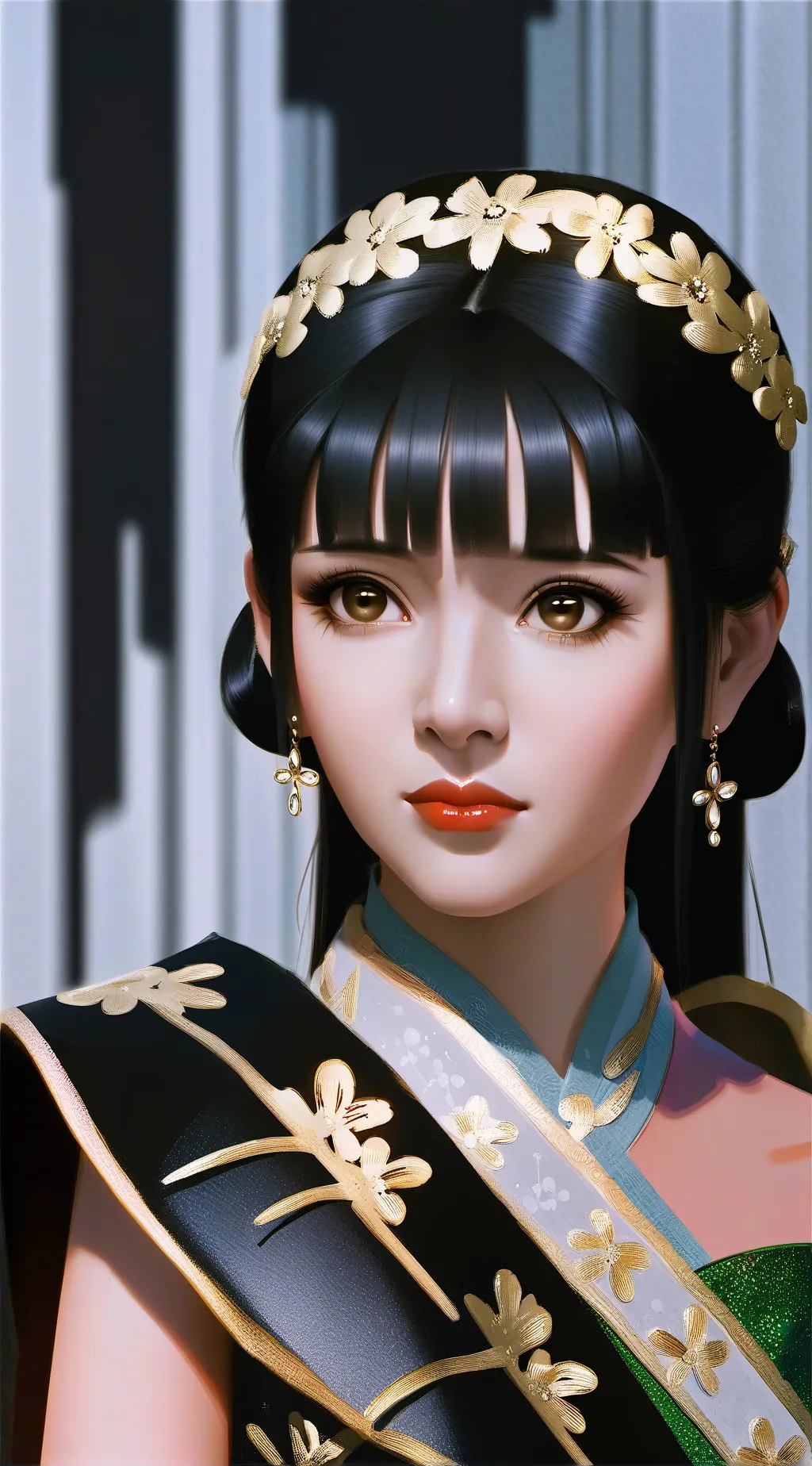 ai character: fat mom background