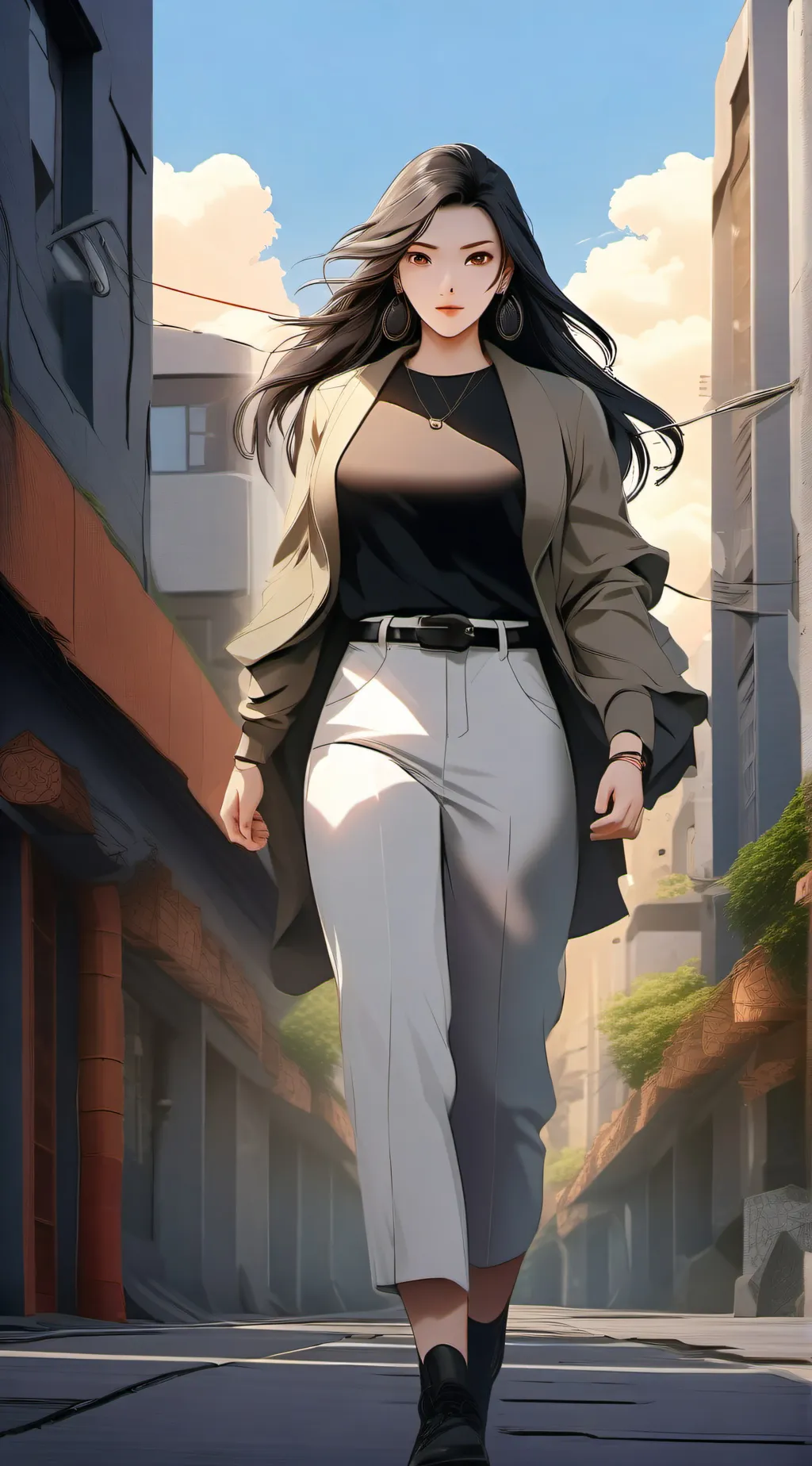 ai character: Uh oh background