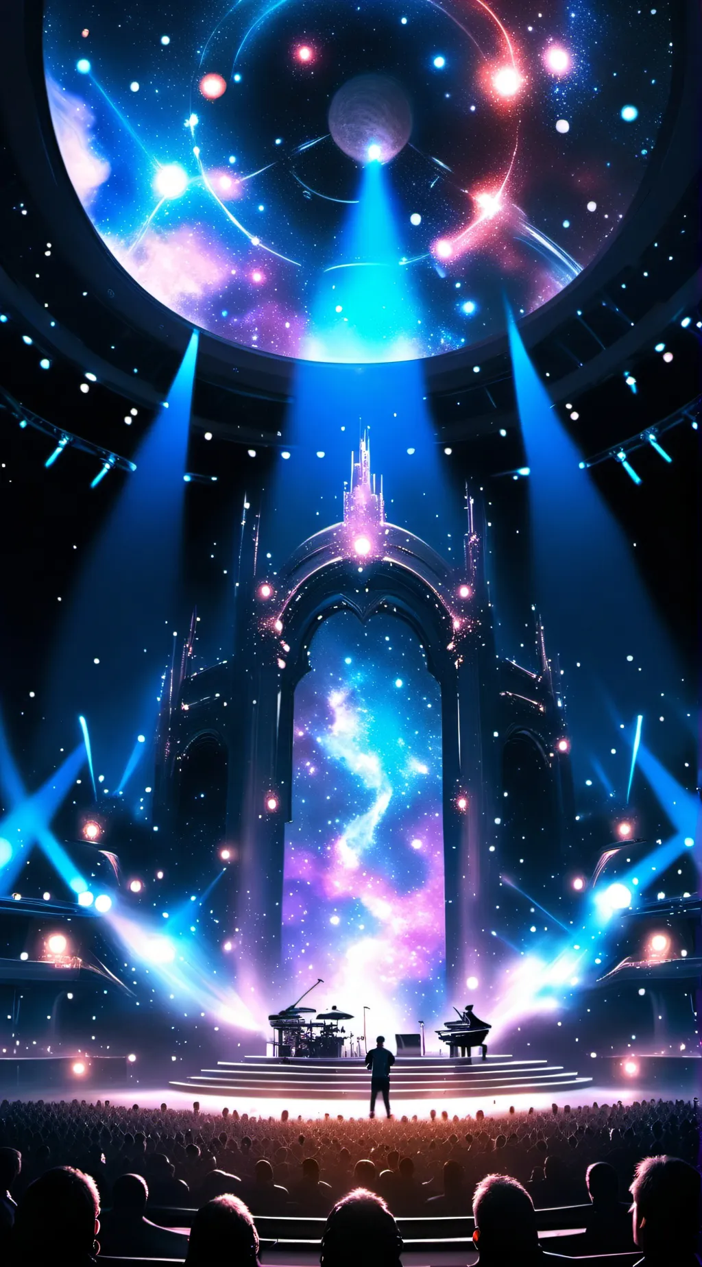 ai character: K-pop background