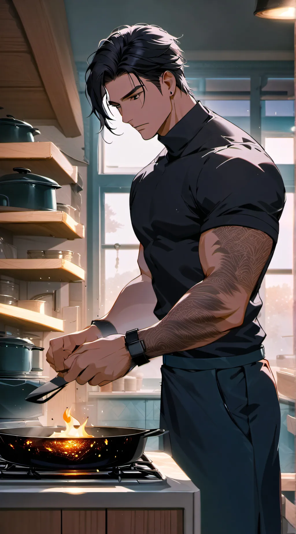 ai character: Xander  background