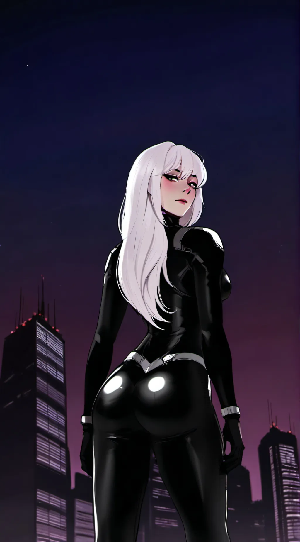 ai character: ebony  background