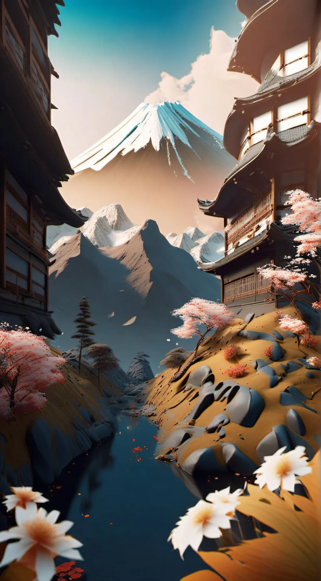 ai character: hashira meeting  background