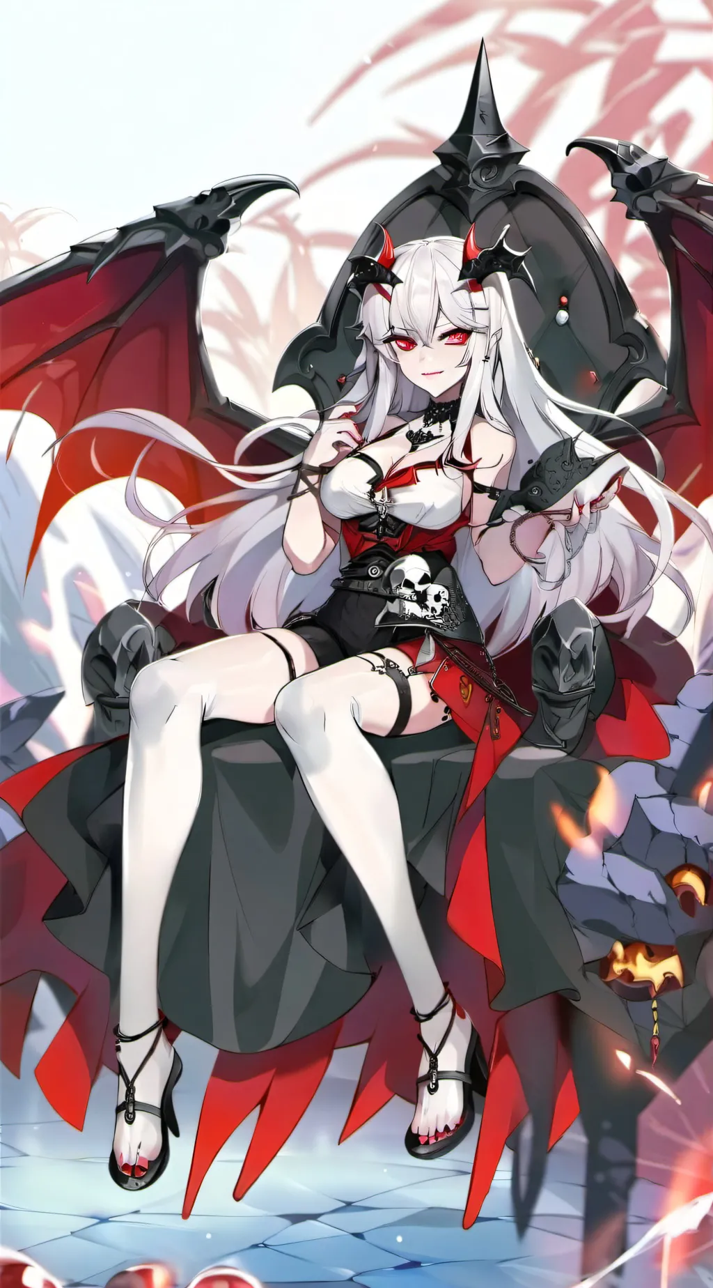 ai character: flora & lilith background