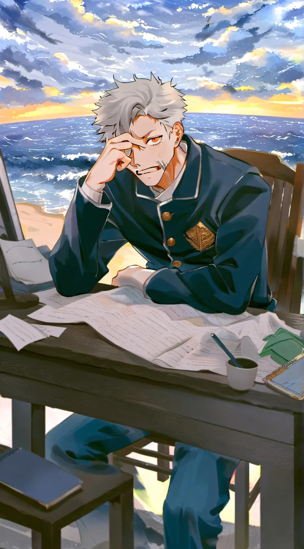 ai character: Bakugou background