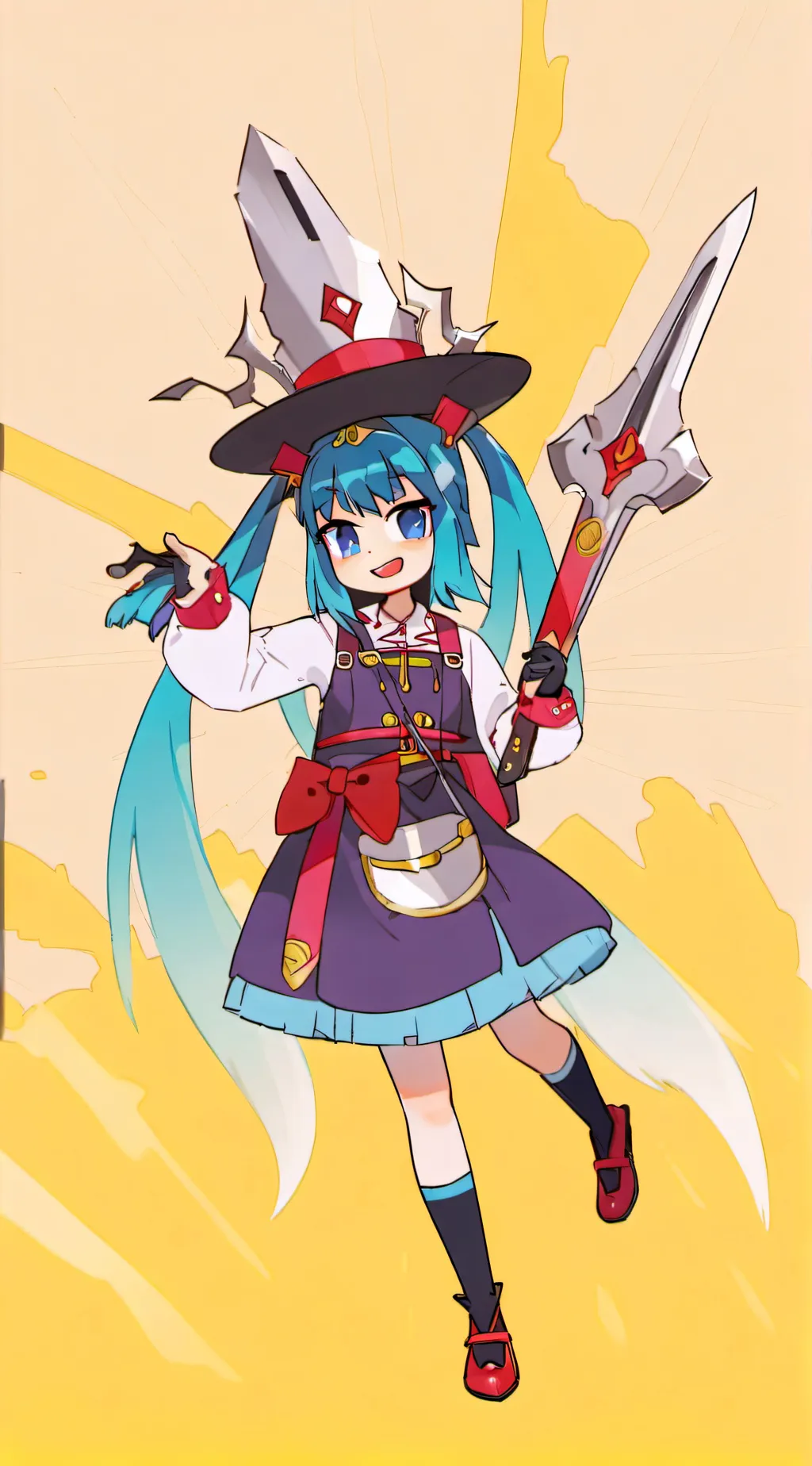 ai character: meku Lunar krew  background