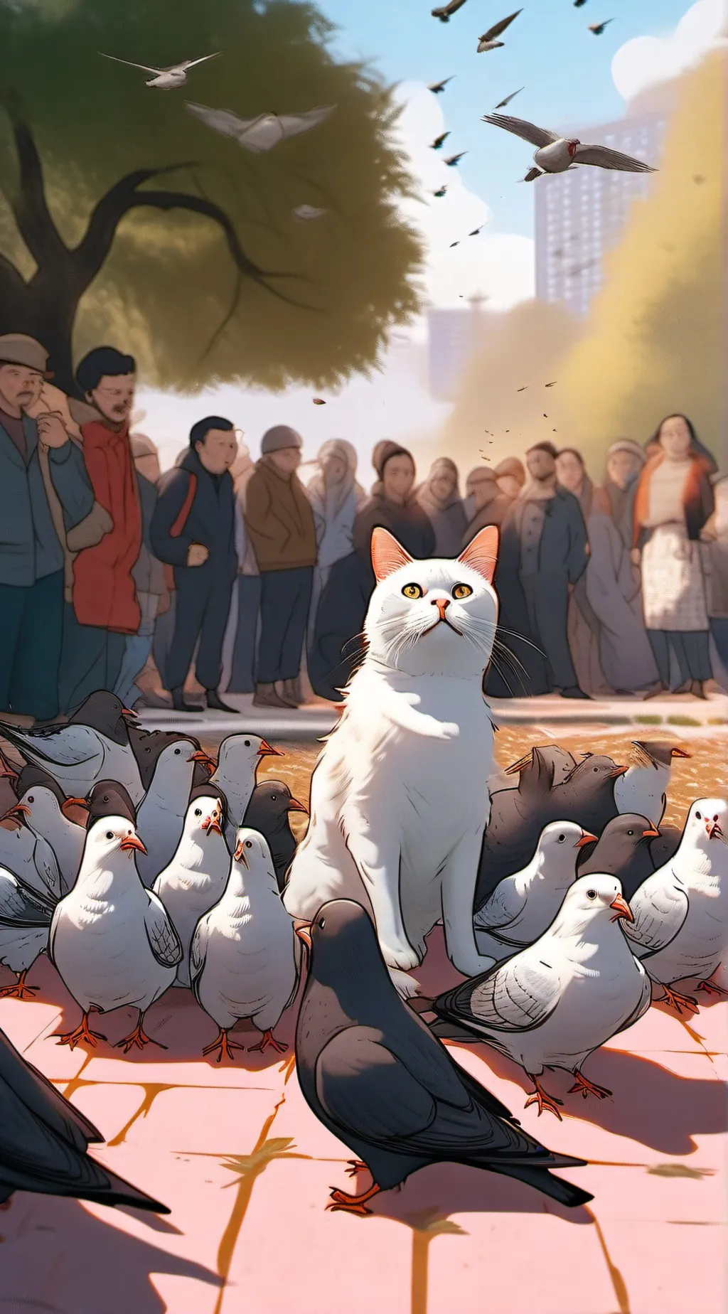 ai character: cat background