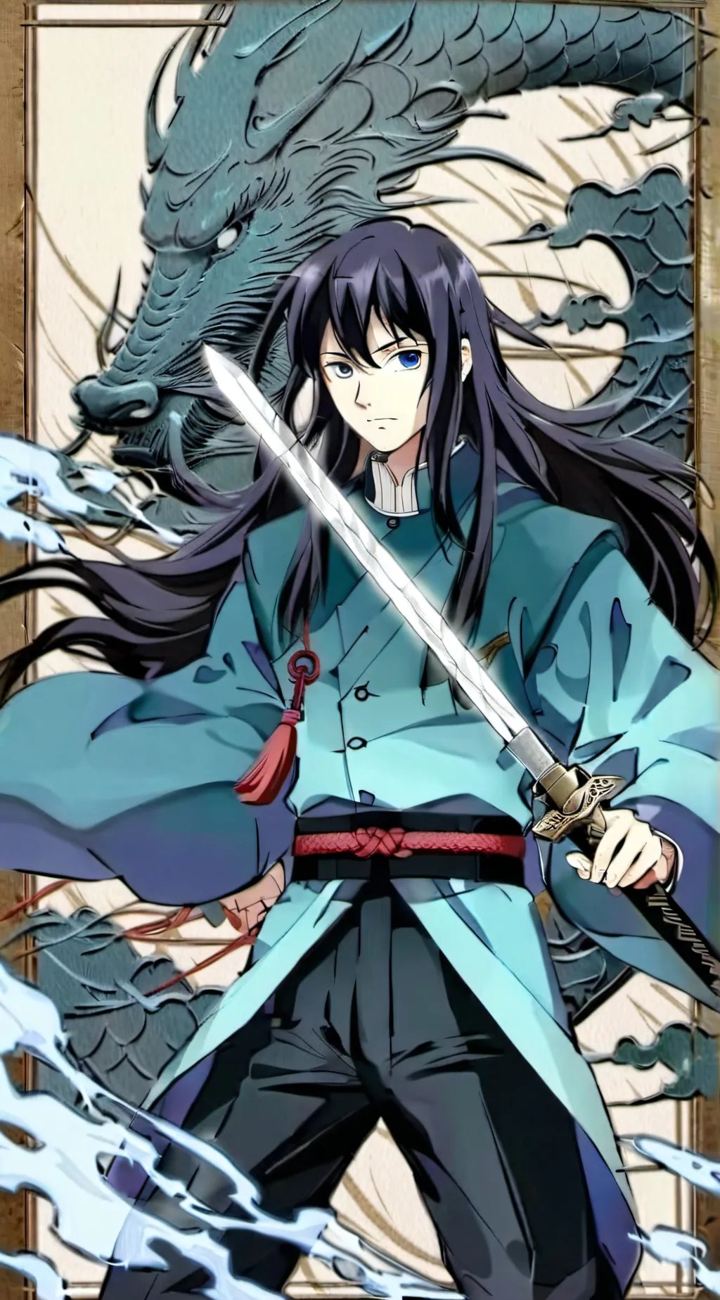 ai character: Hashira sleepover! background