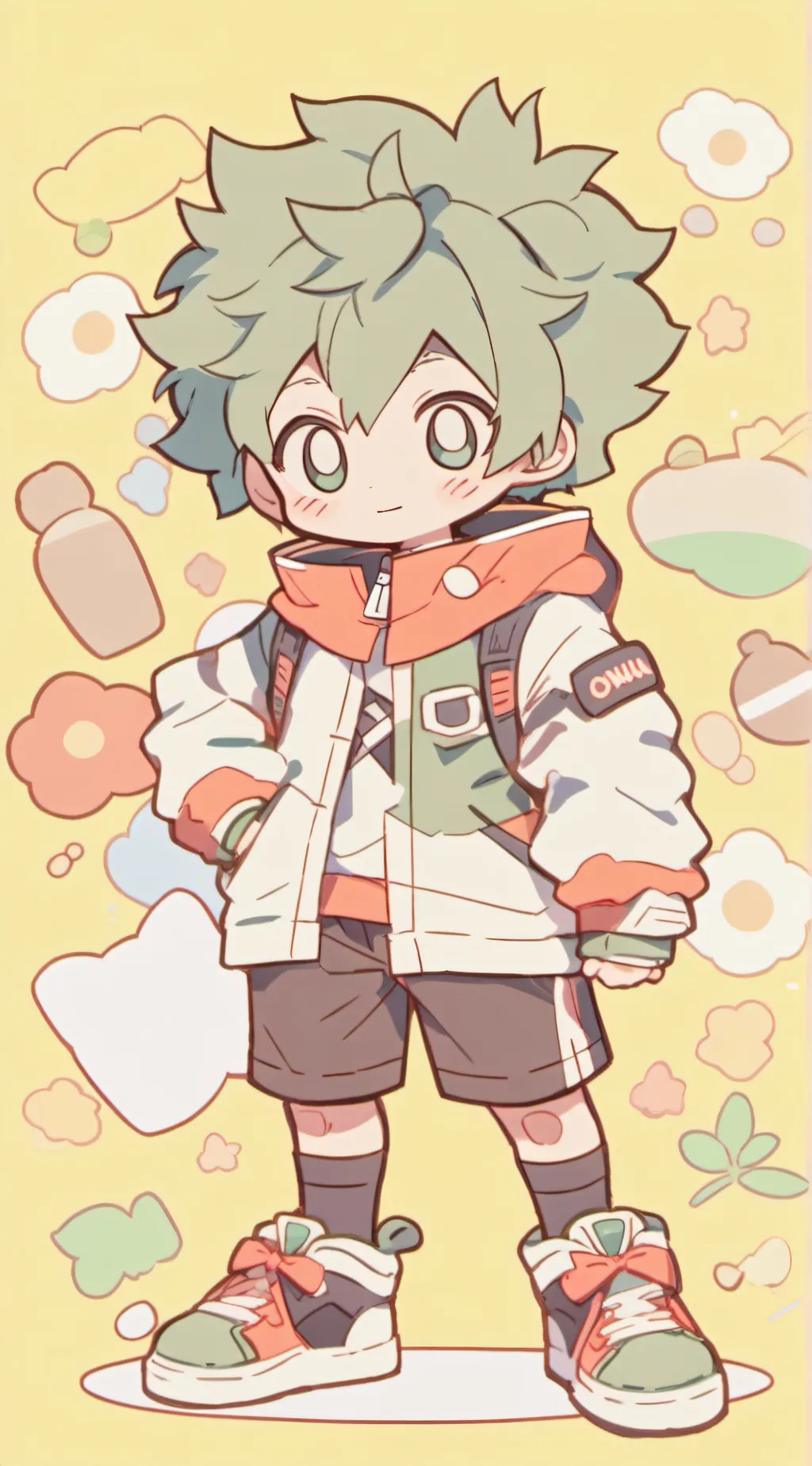 ai character: deku background