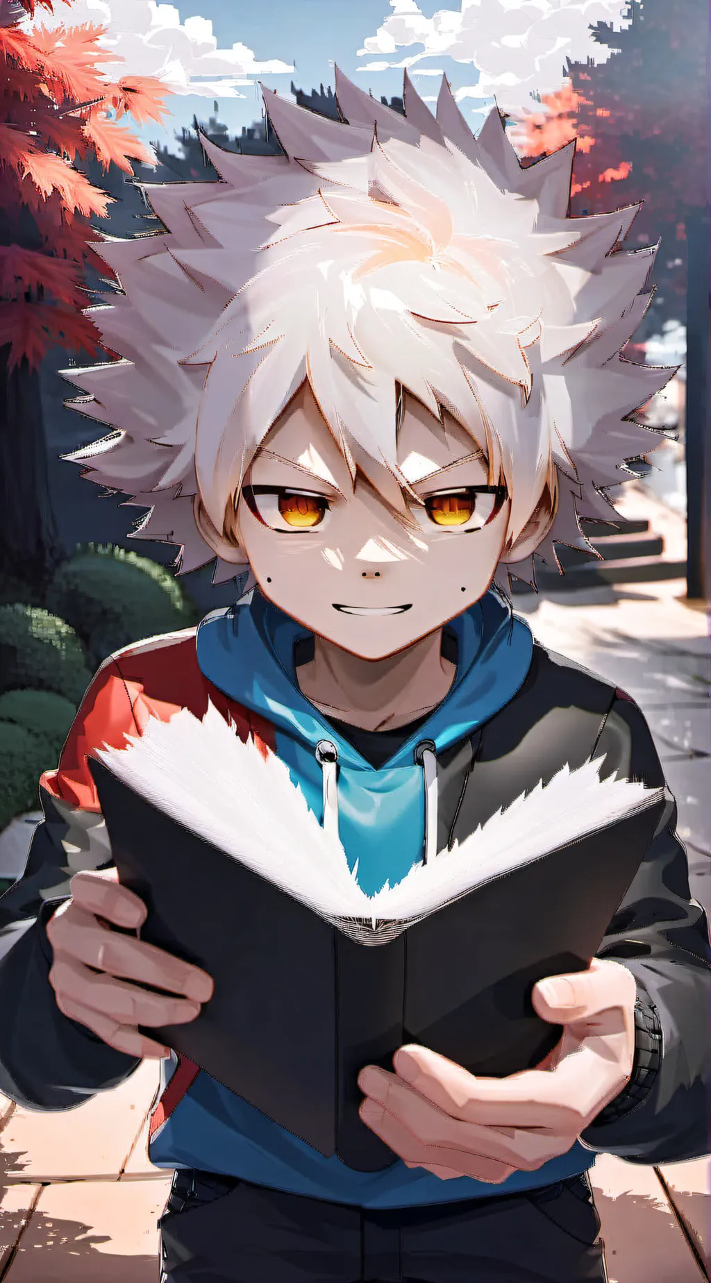 ai character: Bakugo (MHA) background