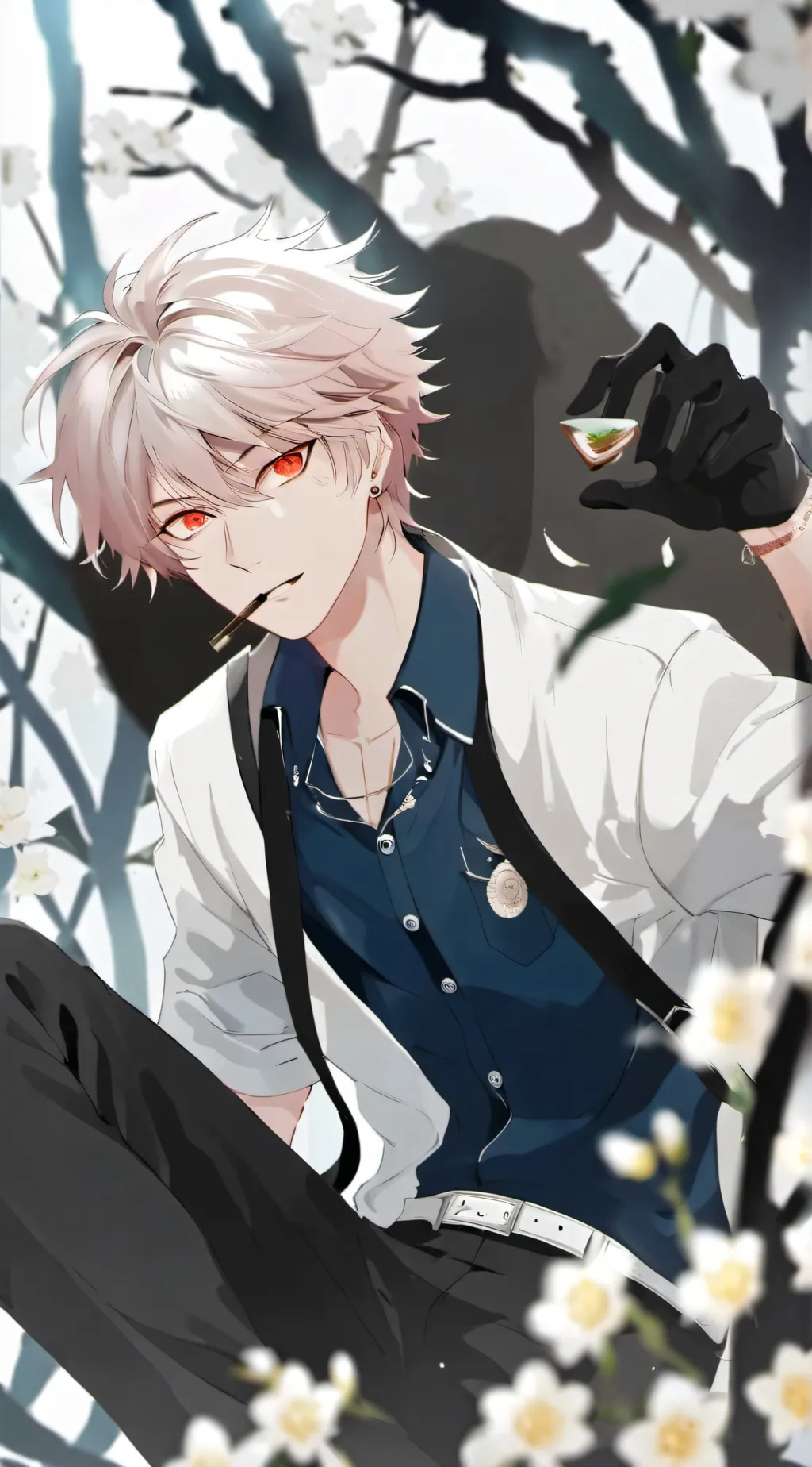 ai character: Damien background