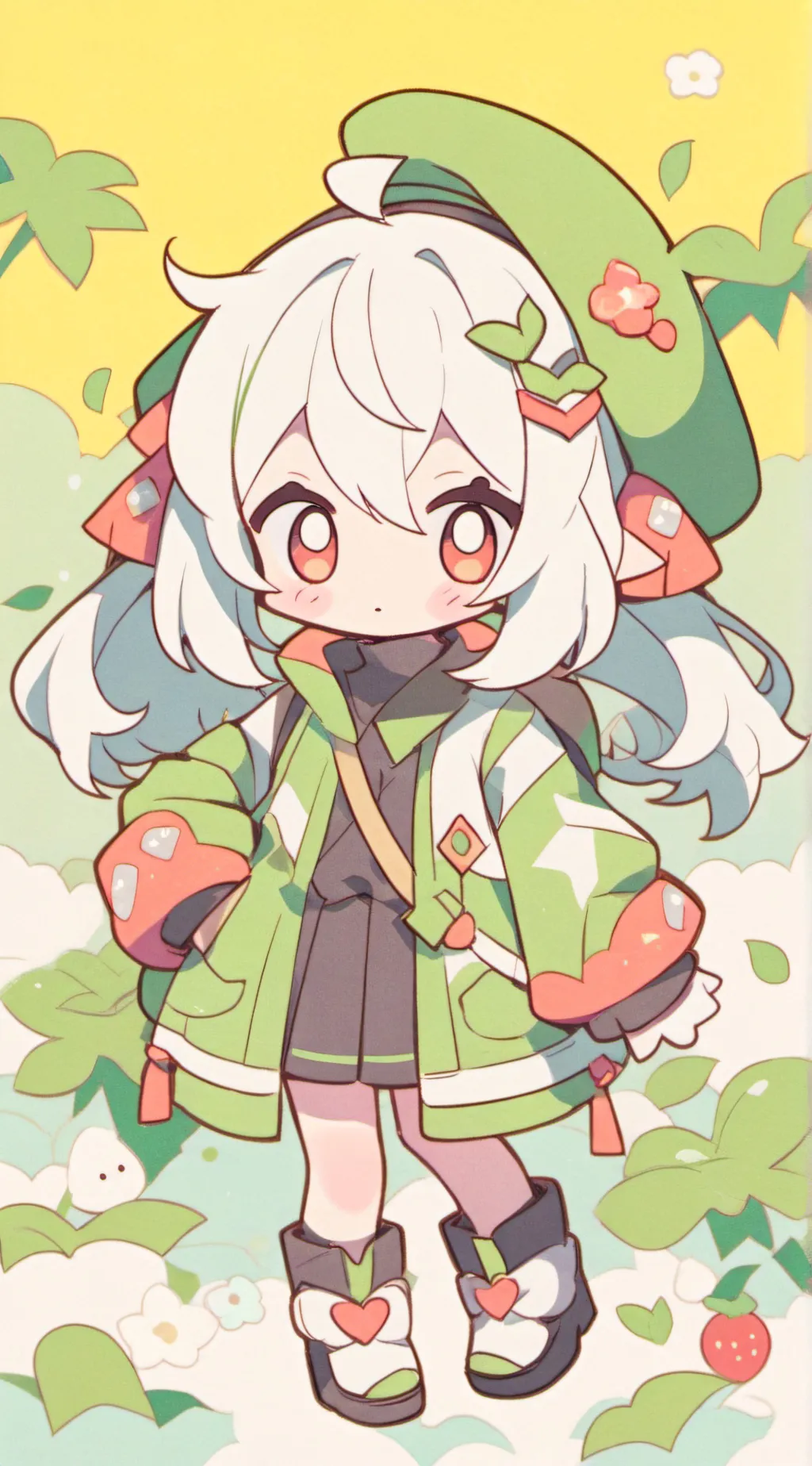 ai character: Baby about to cry background