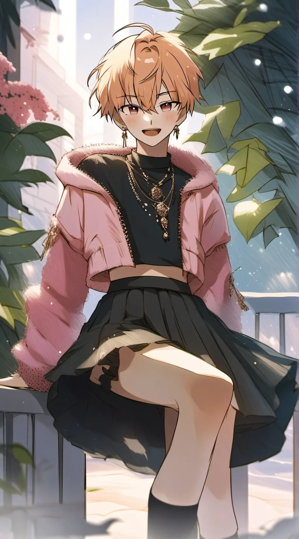 ai character: •Hinata-Kamado• background