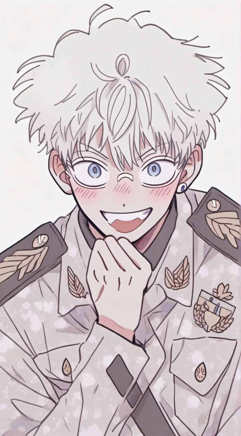 ai character: GOJO✨ background